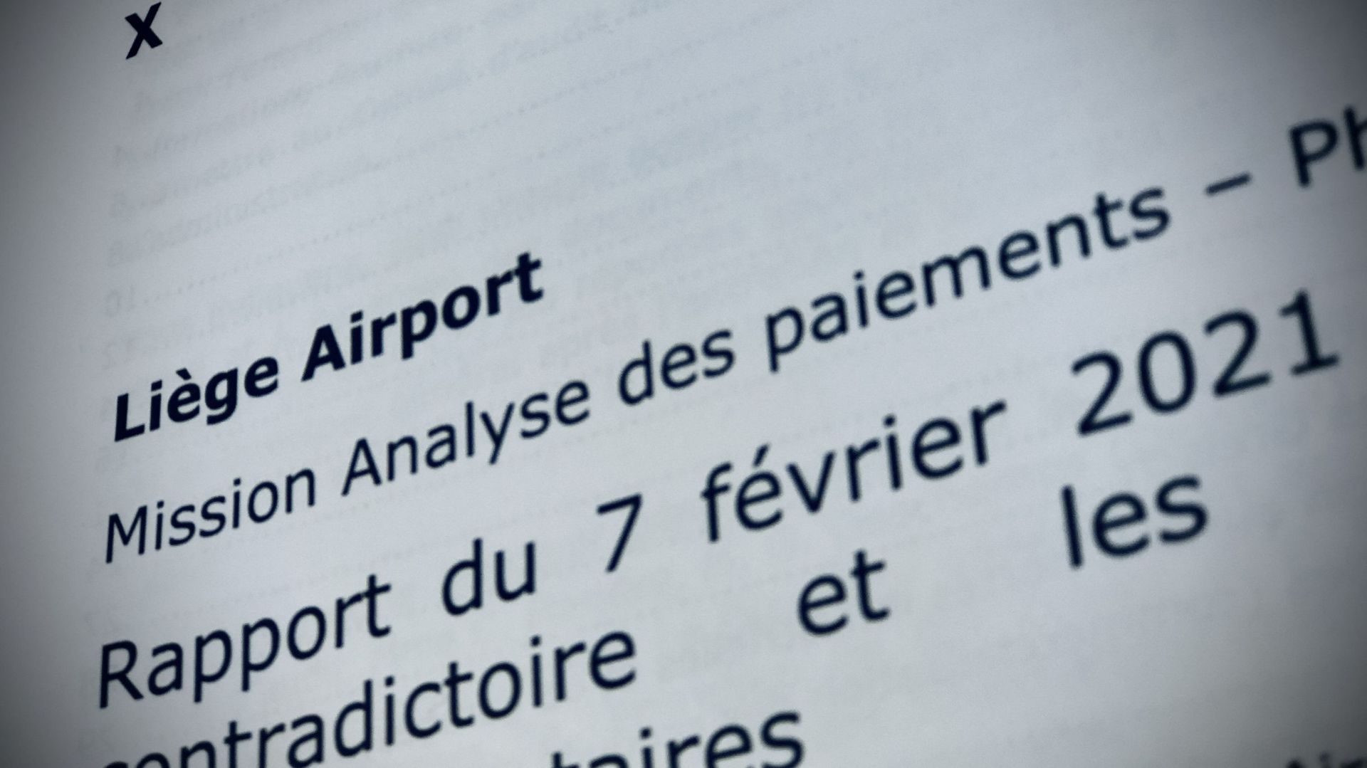 Le rapport Deloitte qui a fait trembler l'aéroport de Liège