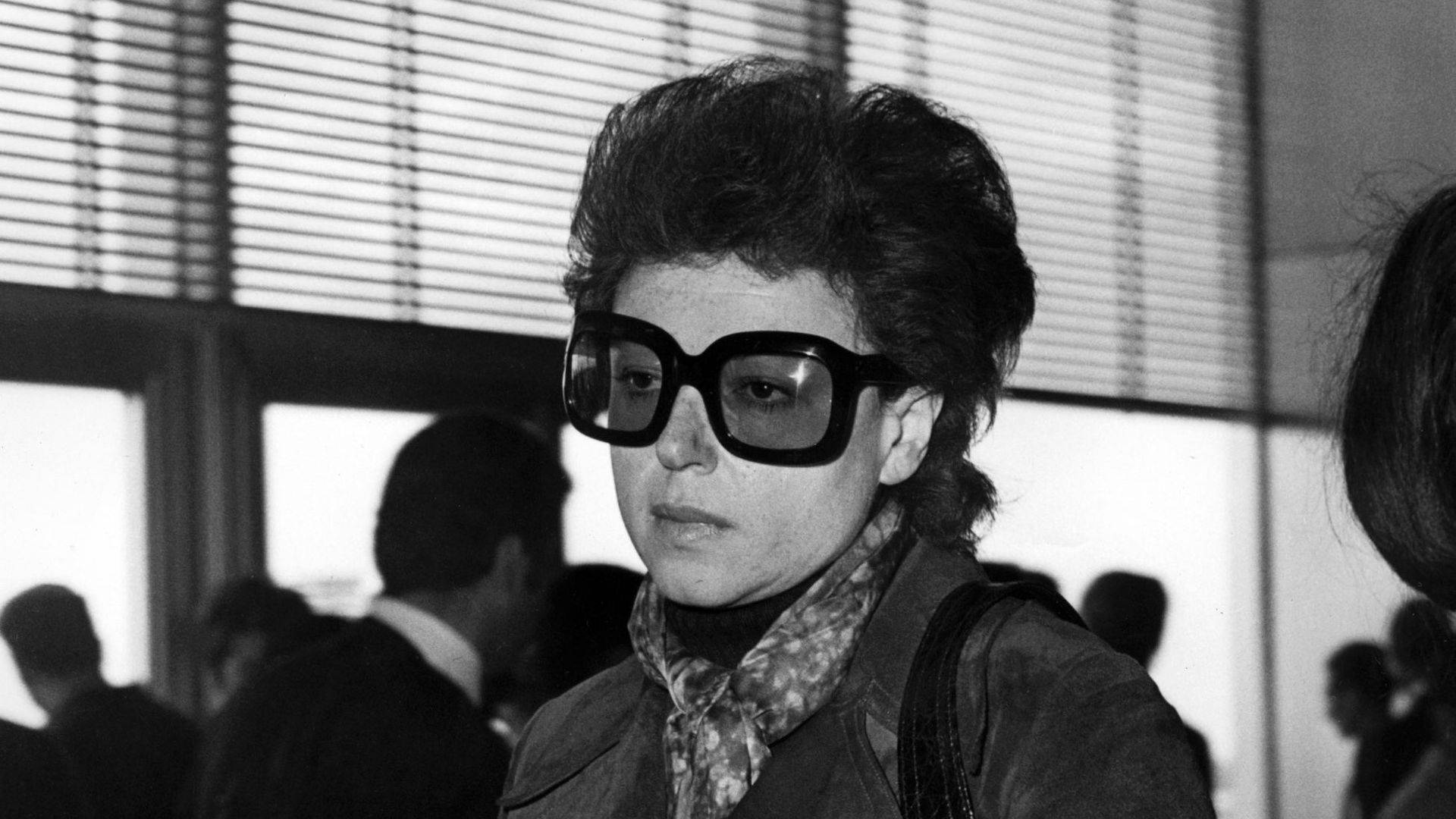 Régine en 1970 (ici à l'aéroport d'Orly) 