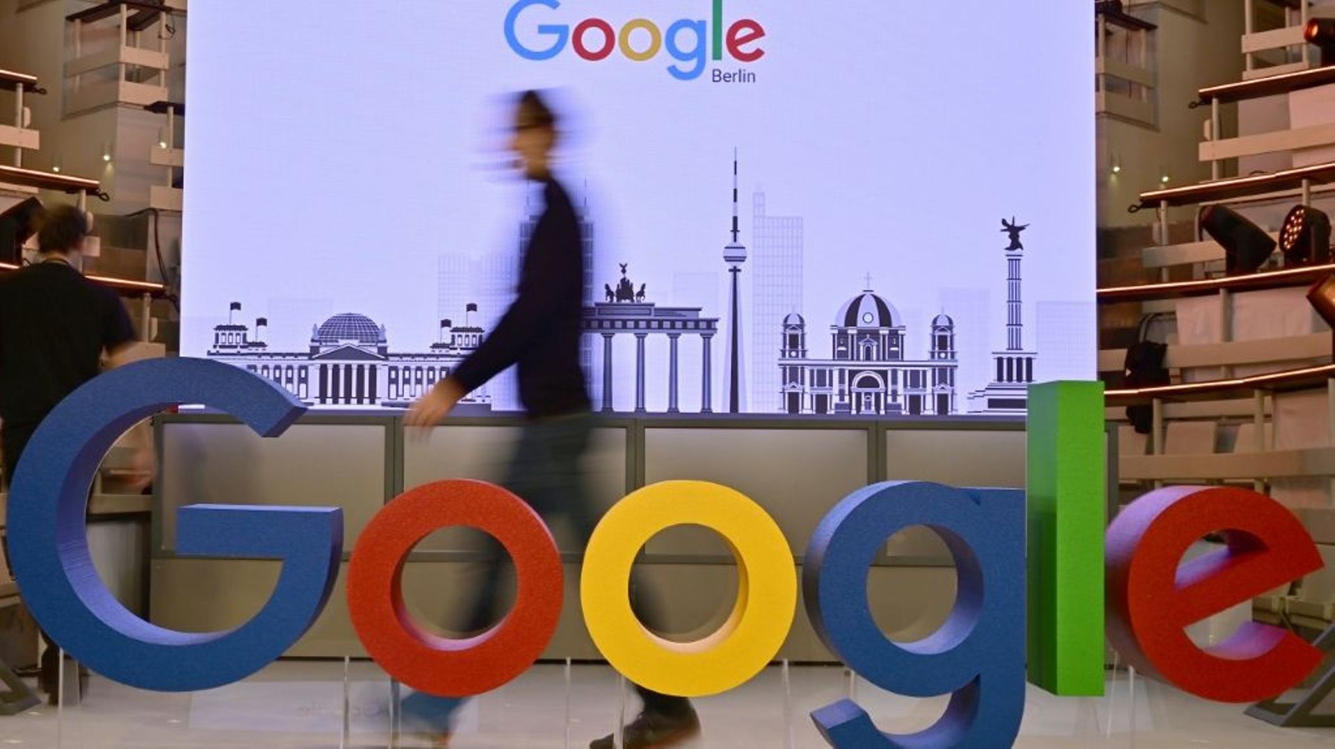 Les nouveaux bureaux de Google à Berlin, le jour de leur ouverture, le 22 janvier 2019