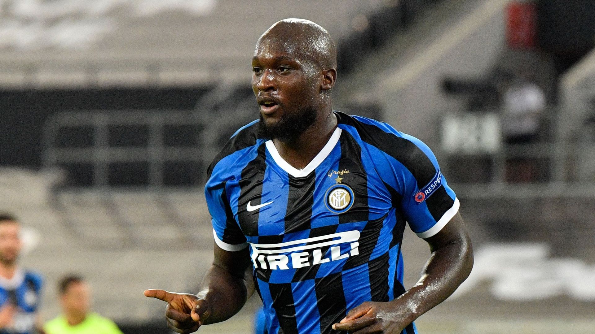 Romelu Lukaku sous le maillot de l'Inter.