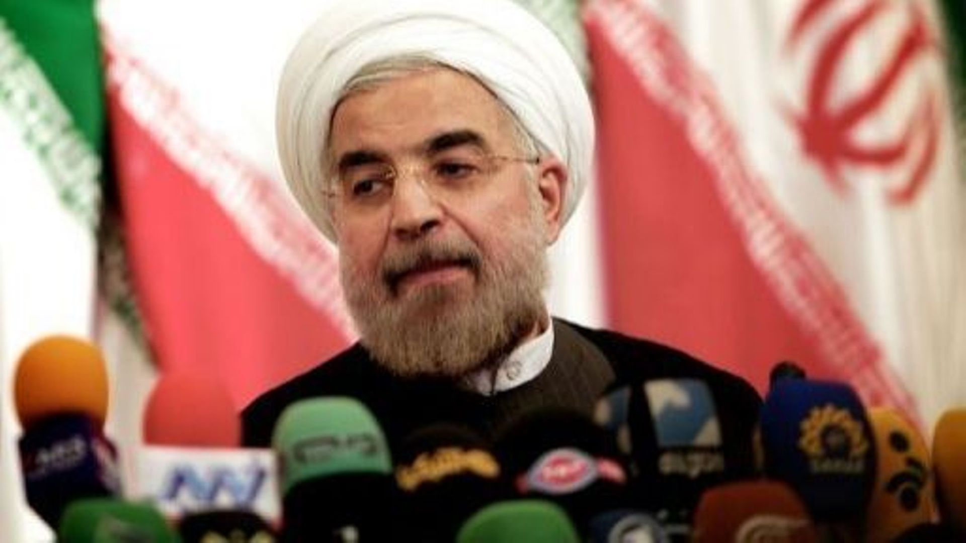 Le président iranien élu Hassan Rohani, le 17 juin 2013 à Téhéran