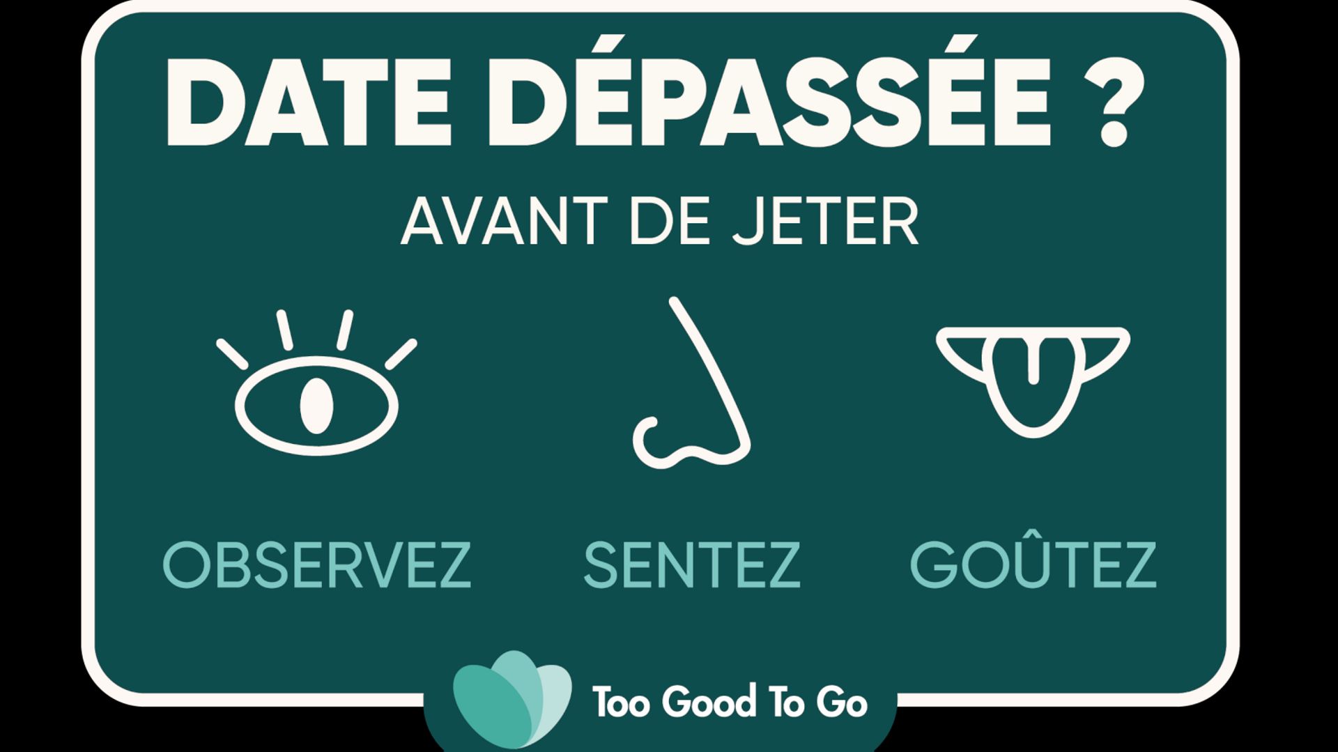 Pictogramme campagne Too good to go