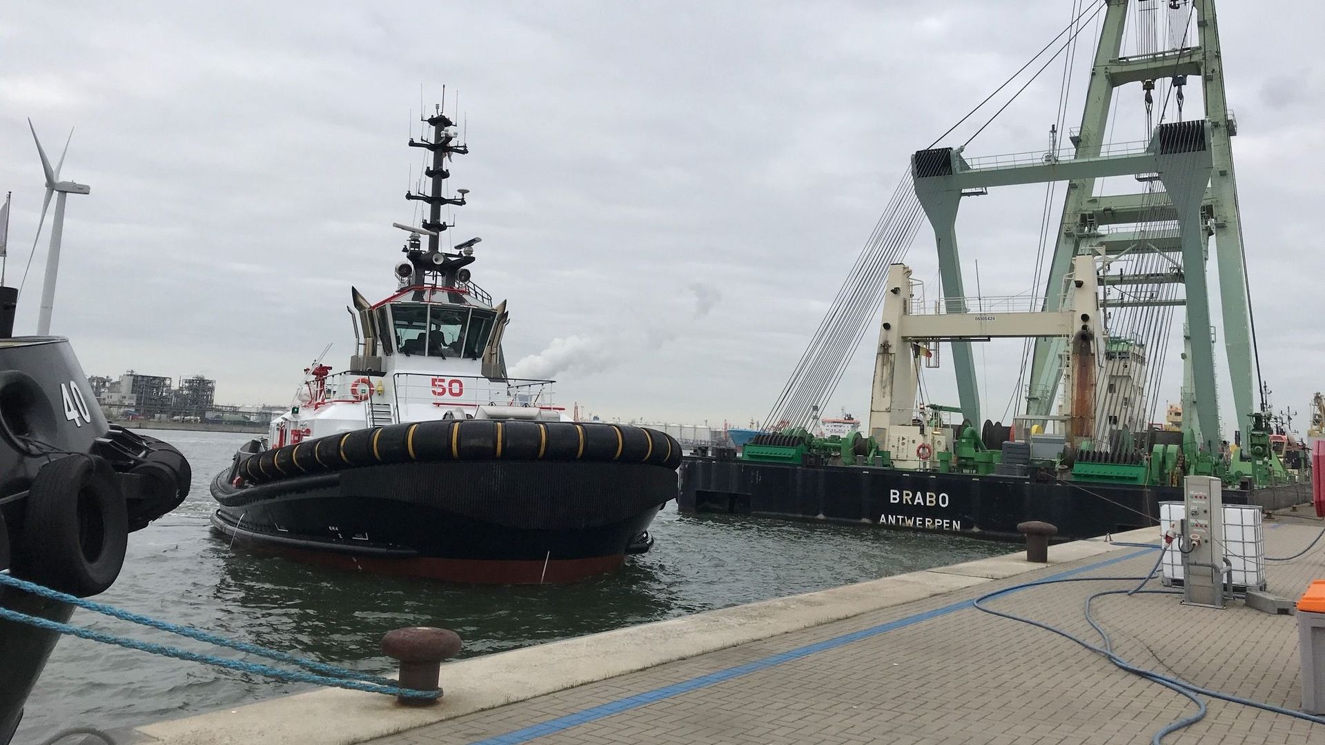 L’un des vingt remorqueurs du Port d’Anvers naviguera l’an prochain au méthanol.