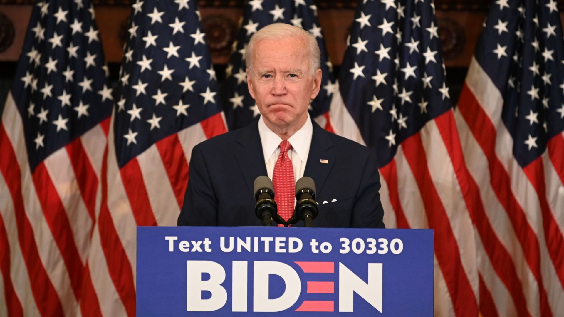 Joe Biden, unique candidat démocrate.