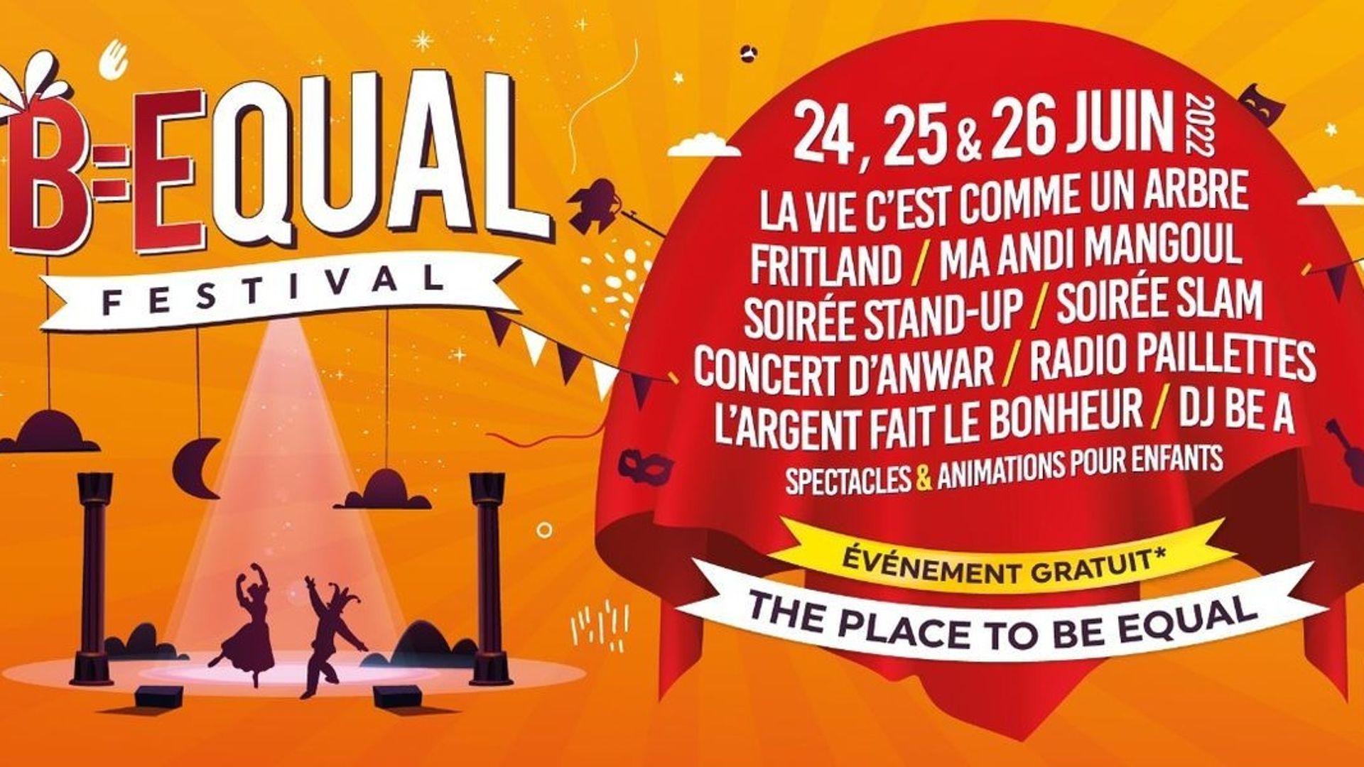 Affiche du festival B-Equal.