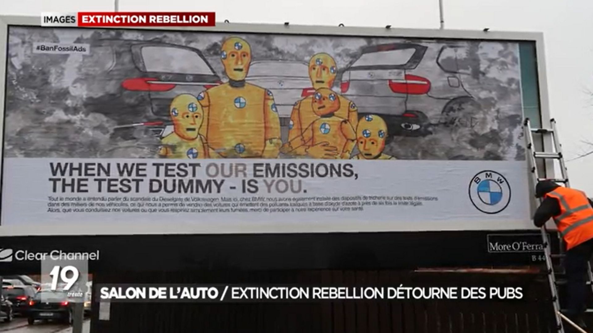 VIDÉO - La fondation Louis Vuitton recouverte de peinture par des militants  écologistes