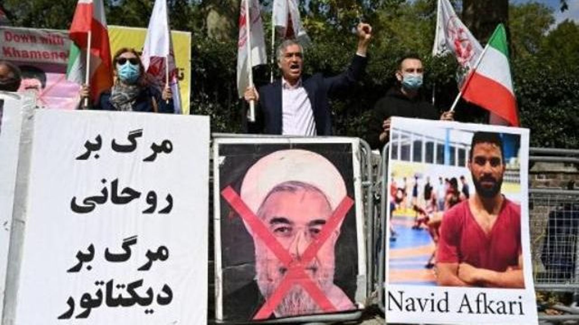Manifestation à Bruxelles après l'exécution d'un Iranien reconnu coupable de meurtre