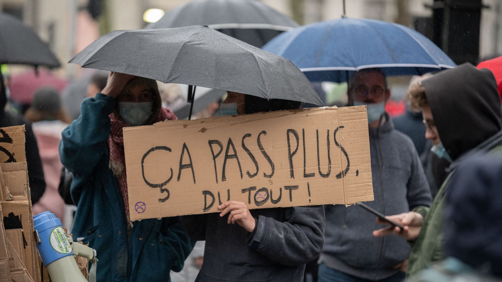 FRANCE – MARCH AGAINST THE VACCINE PASS