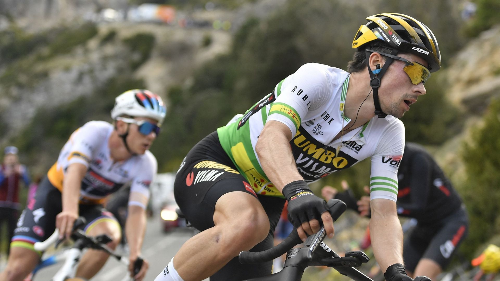 Primoz Roglic et Remco Evenepoel
