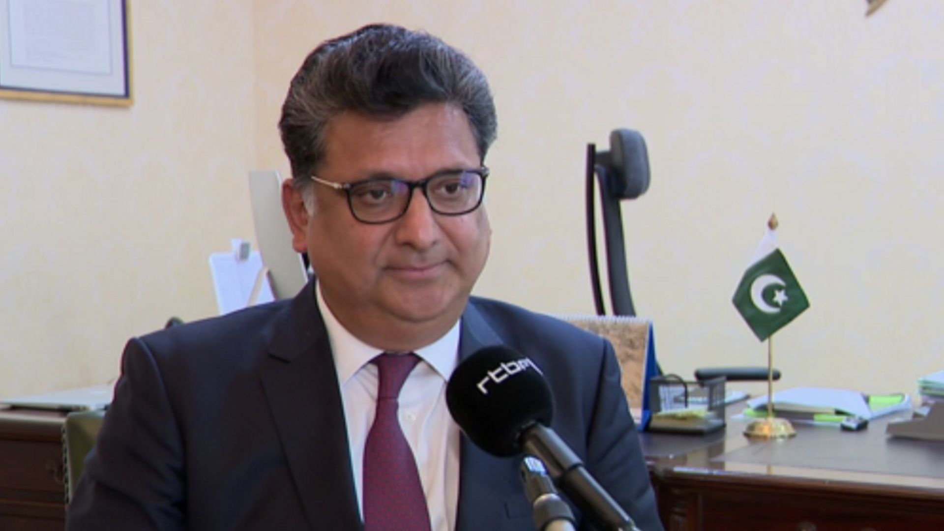 Mr Zaheer A. Janjua, ambassadeur du Pakistan auprès de l’Union européenne, de la Belgique et du Luxembourg.