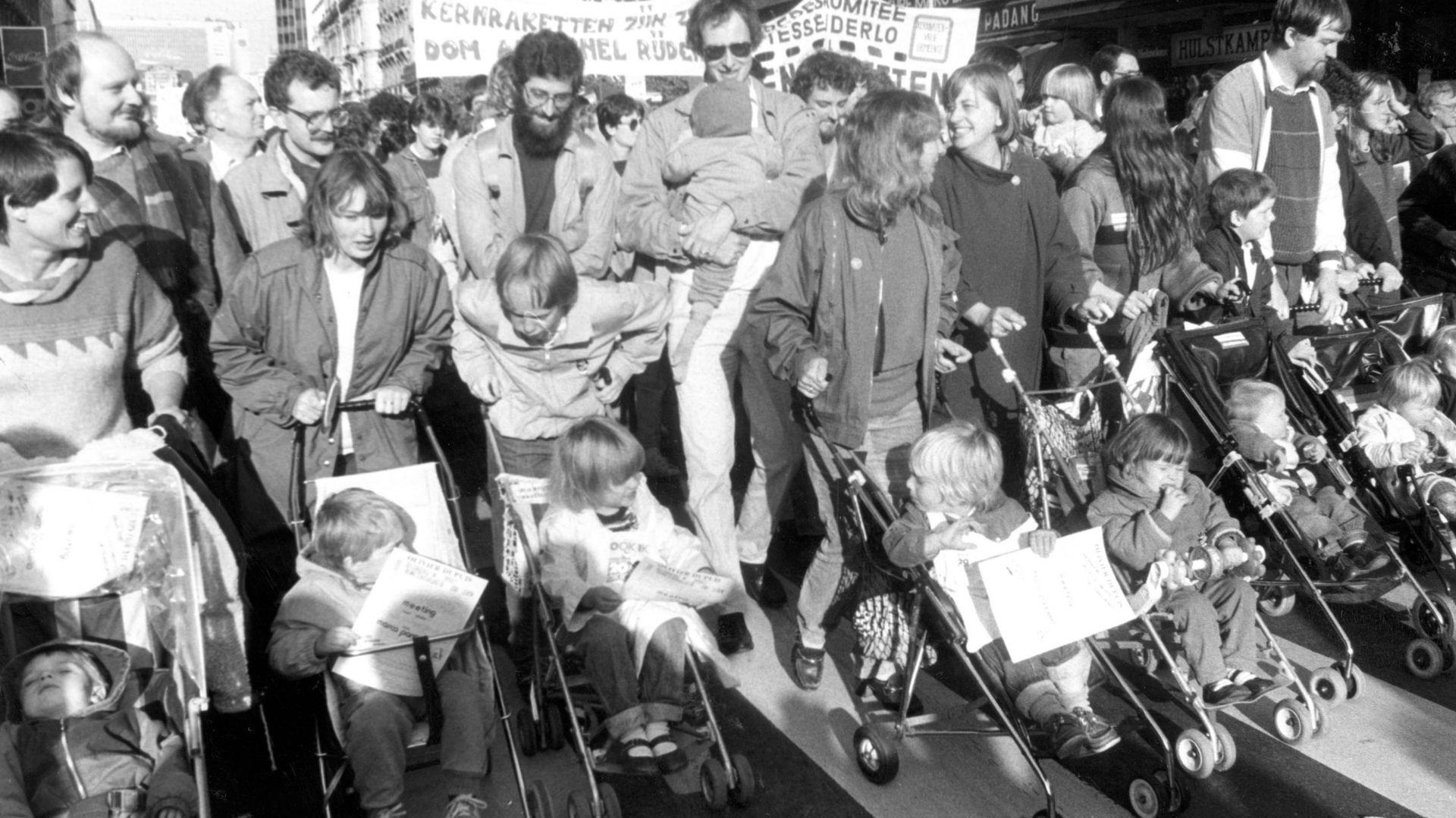 Une manifestation en 1985