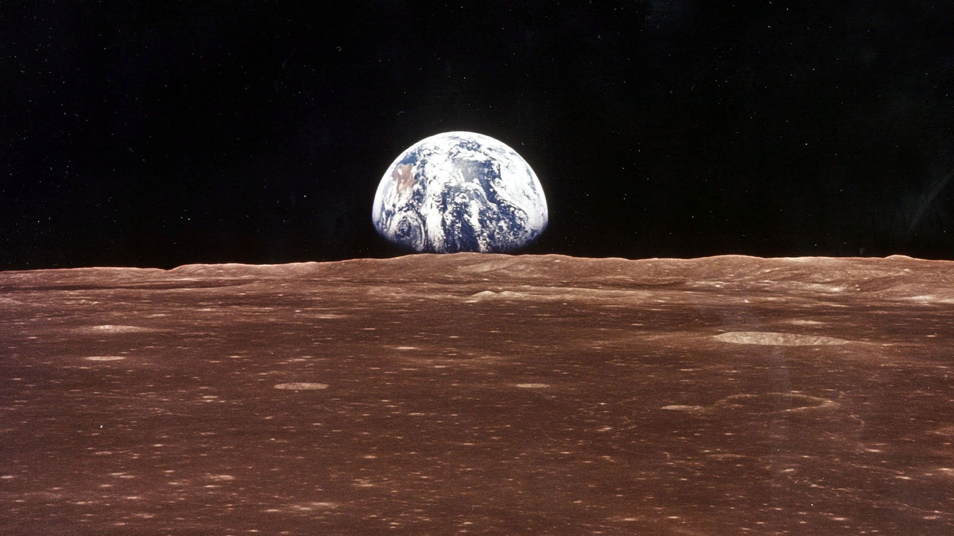 La Terre vue depuis la Lune.