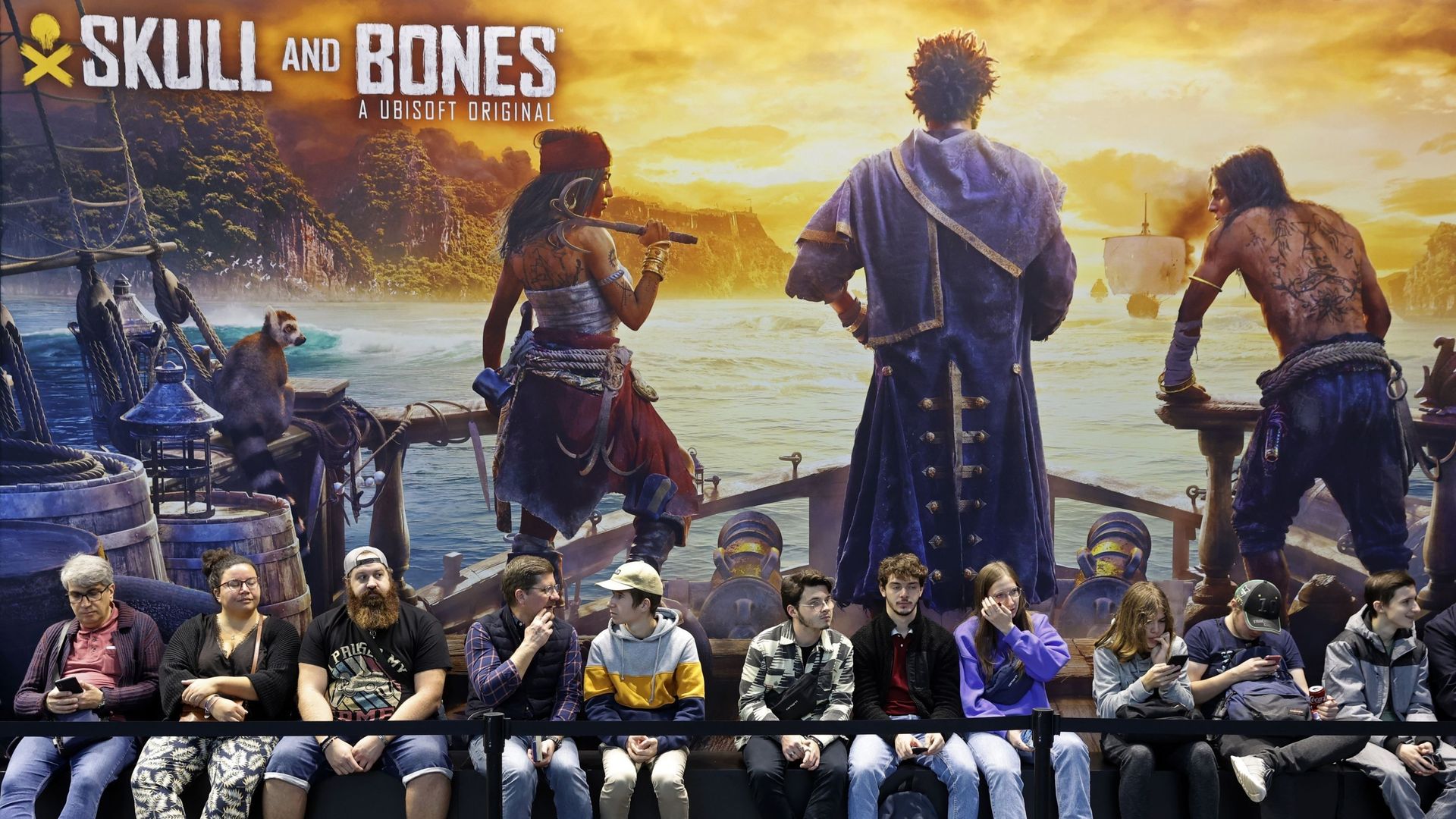 Durant la Paris Games Week de 2022, de nombreux fans attendaient de pouvoir tester Skull and Bones. |