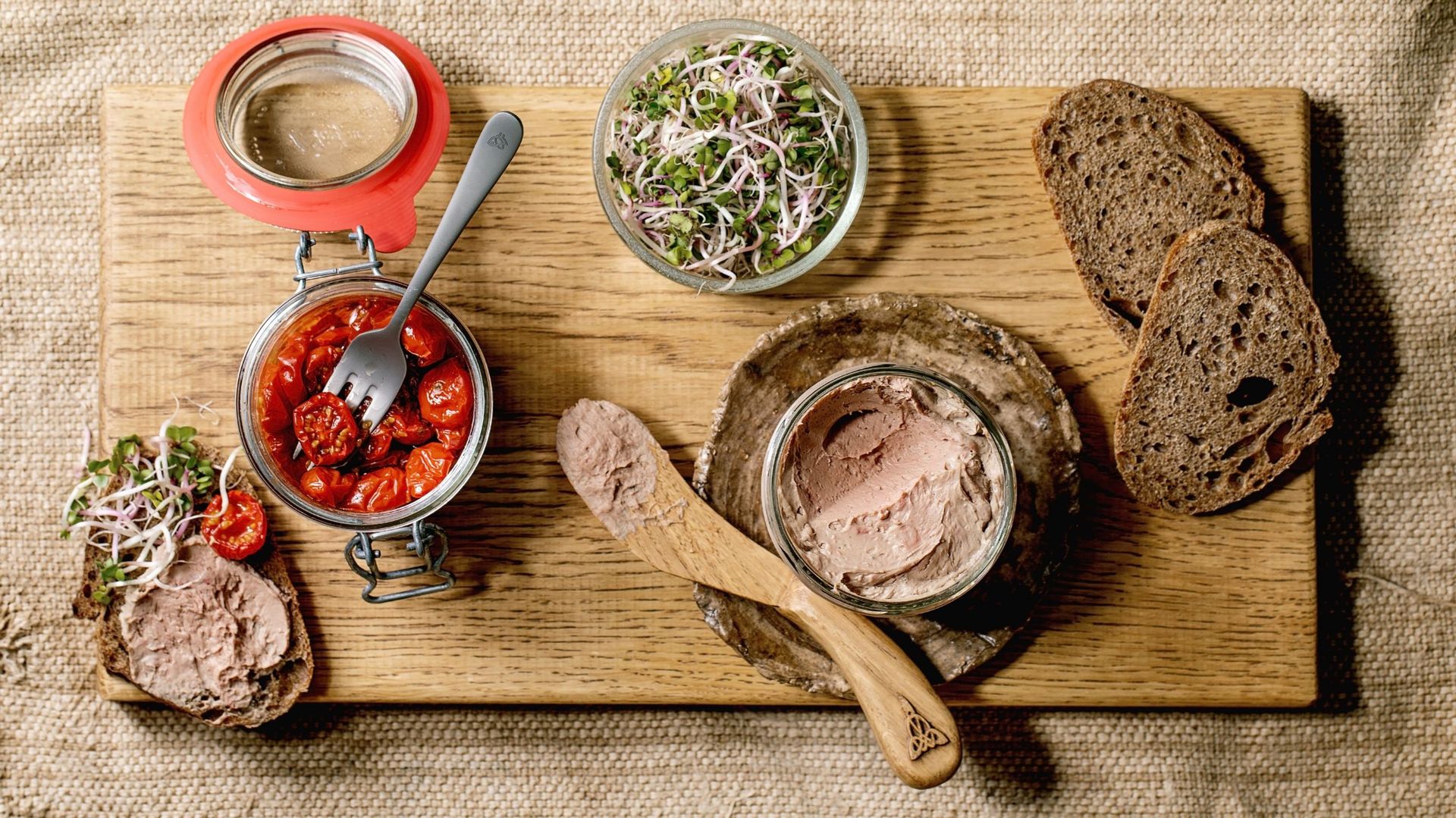 Pâté de foies de volaille fait maison.