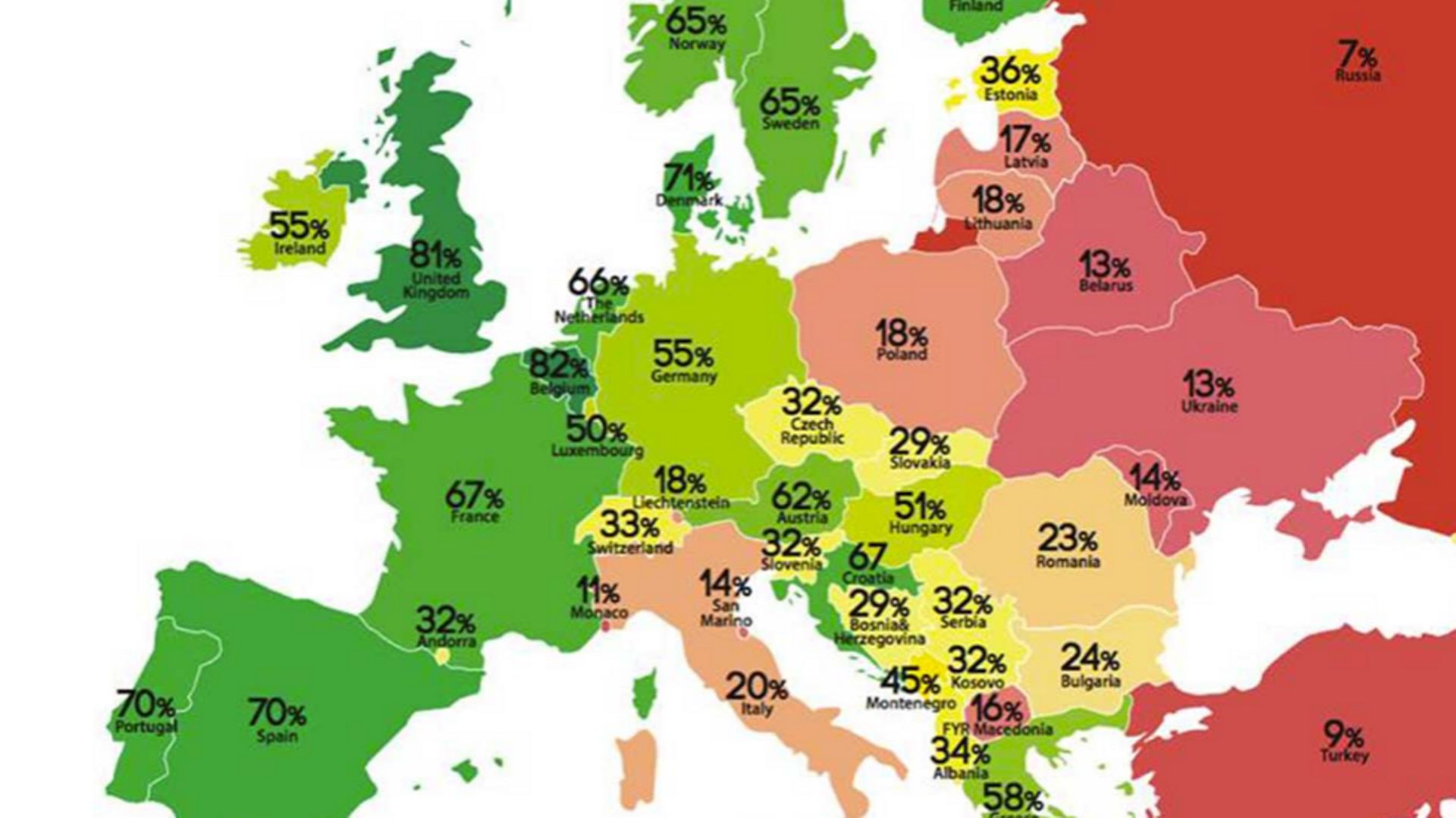 La Belgique reste deuxième au classement des droits LGBT en Europe