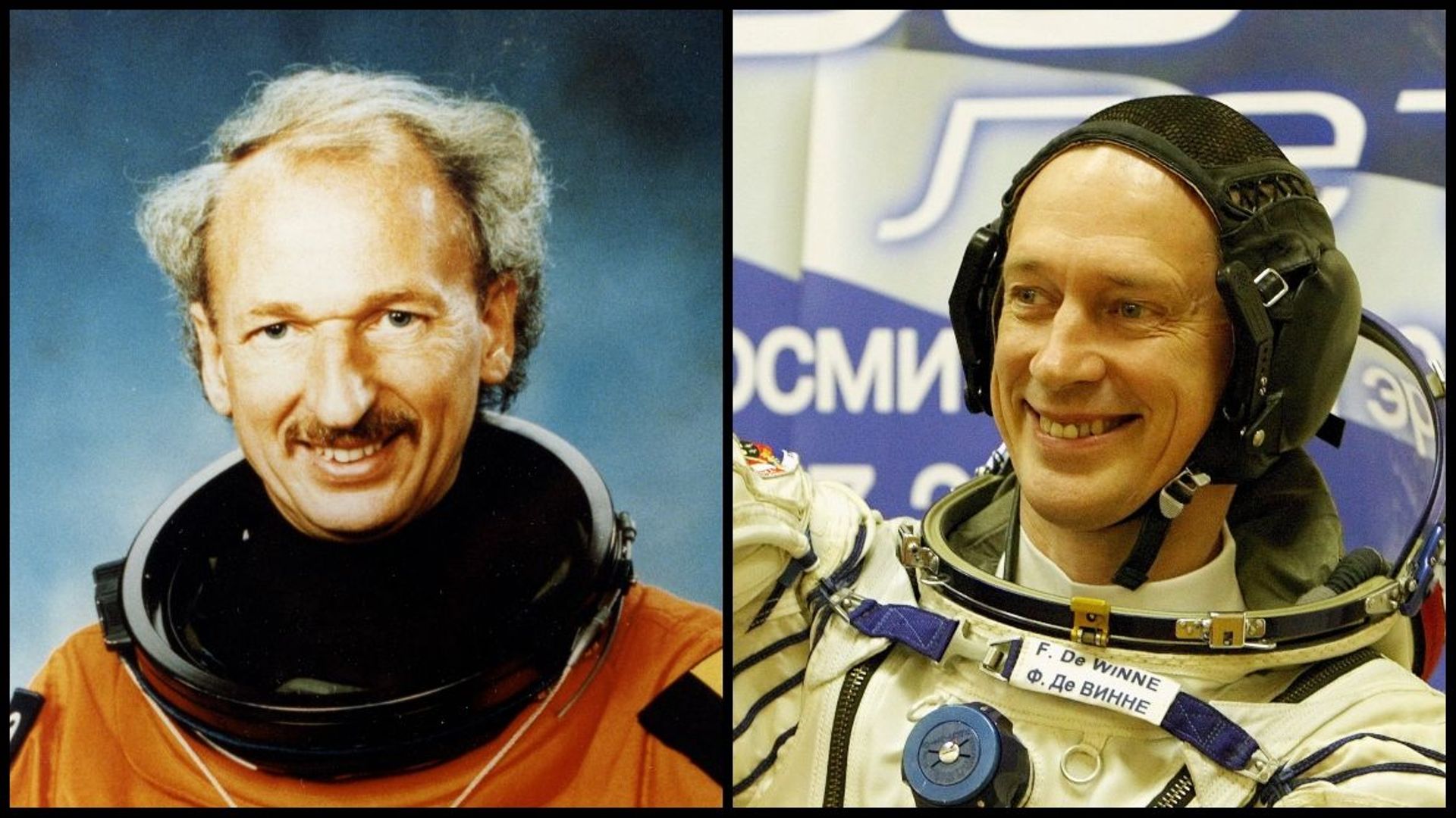 Dirk Frimout et Frank De Winne sont les seuls Belges à ce jour à avoir voyagé dans l'espace 
