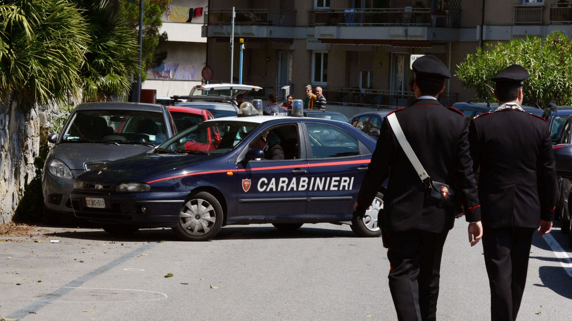 Opération de police à Gênes en 2012