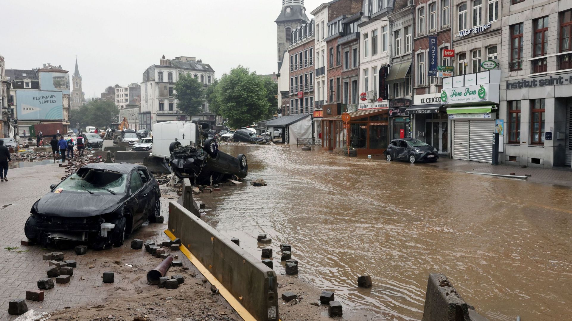 Les inondations qui ont touché le pays en juillet dernier (photo) ont fait beaucoup de dégâts, notamment à Verviers.