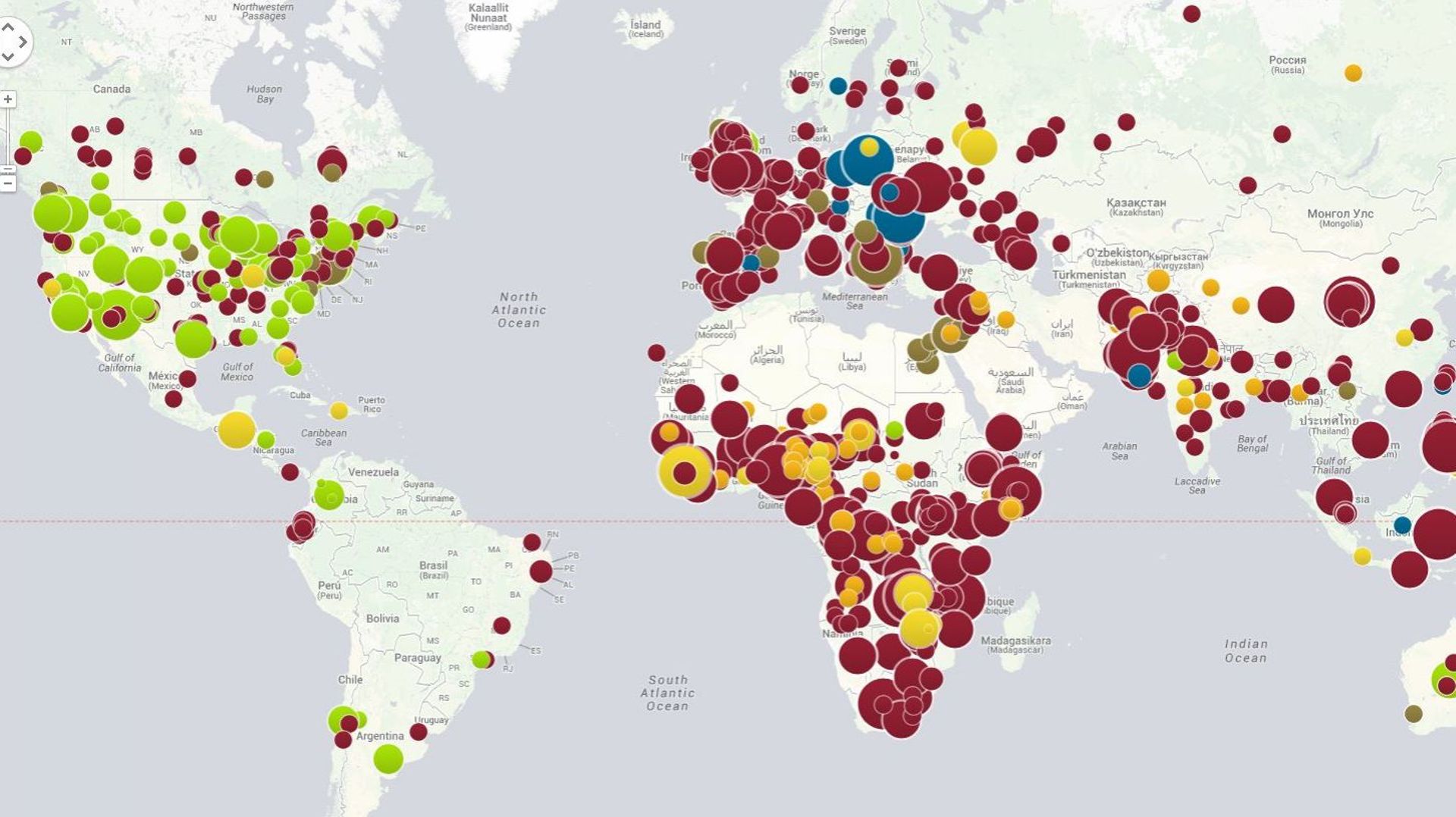La carte interactive des ravages du mouvement anti-vaccination