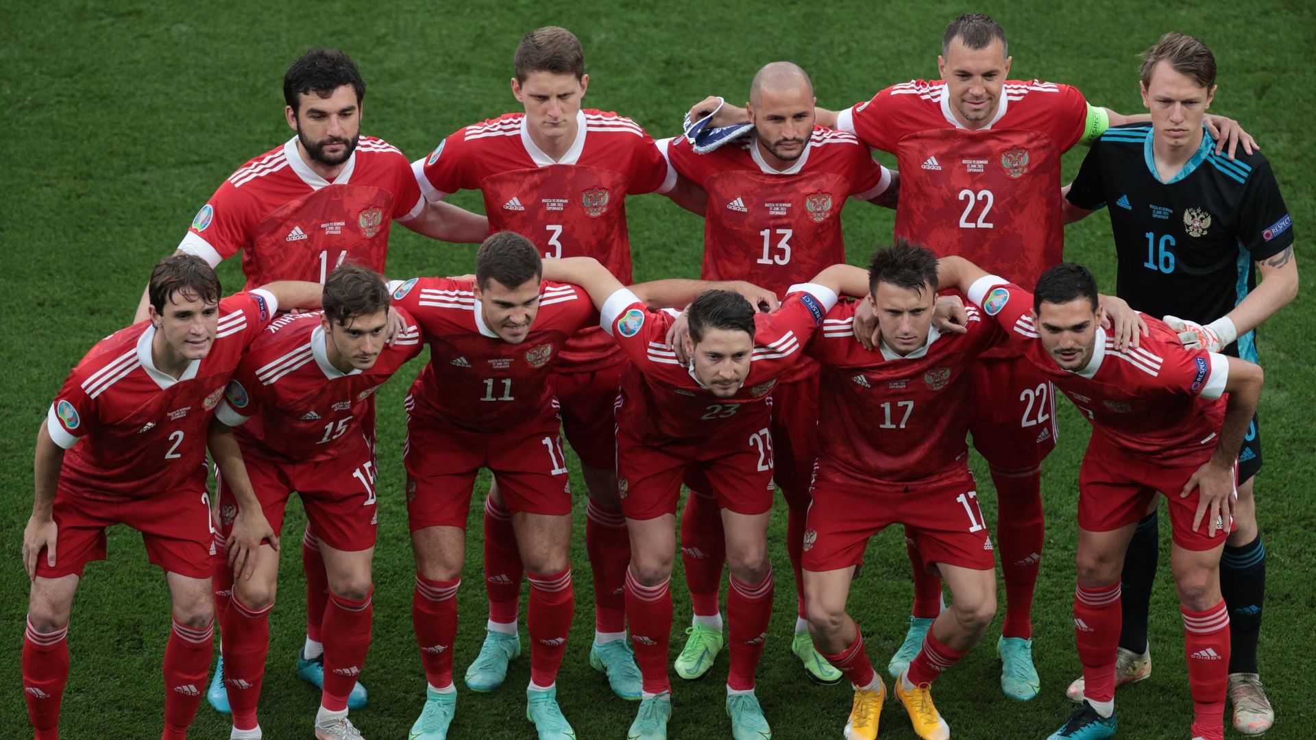 Football : L'équipe russe en juin dernier