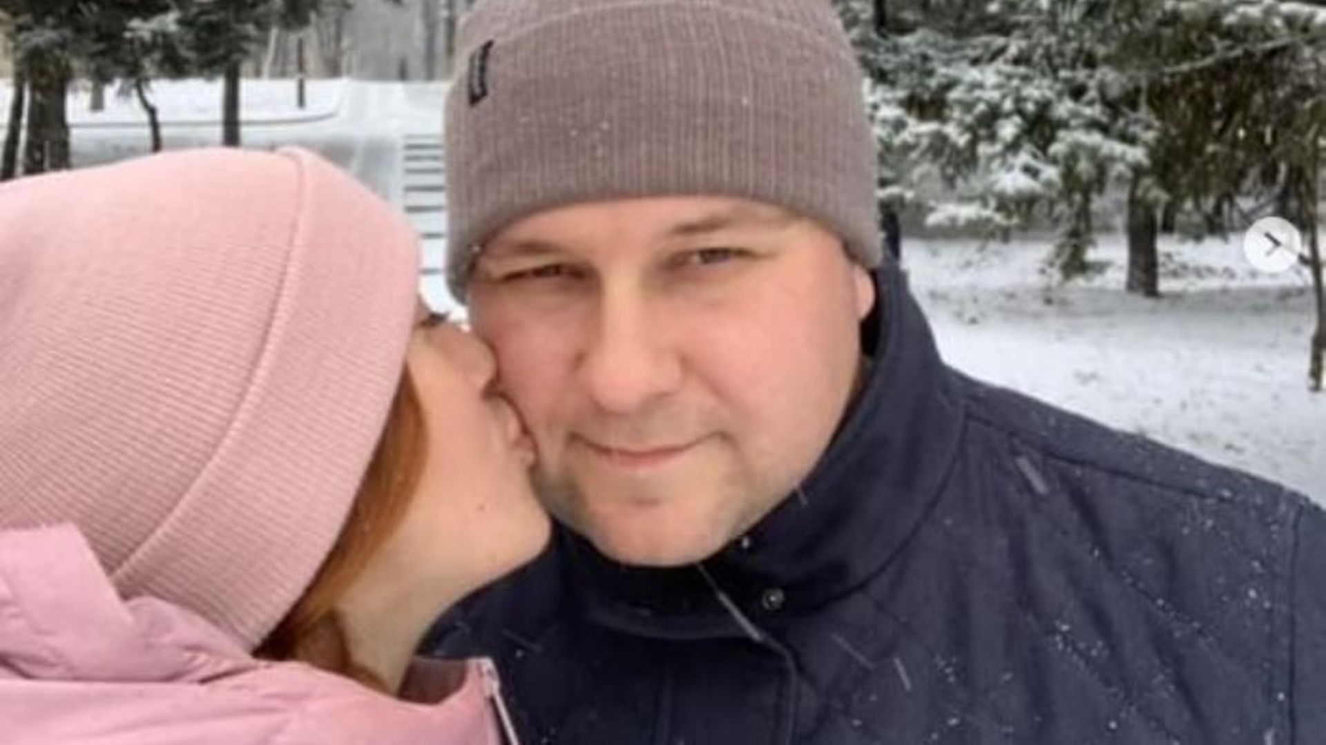 Olena Kushnir et son époux, tombé sous les balles russes le 7 mars dernier. 