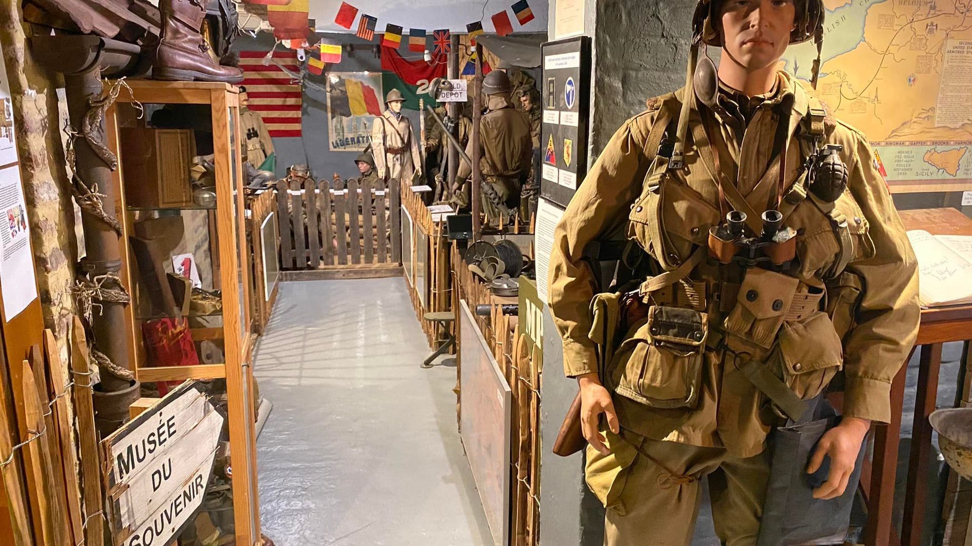 Le musée présente l’histoire de la Seconde Guerre mondiale dans la région de Perwez.