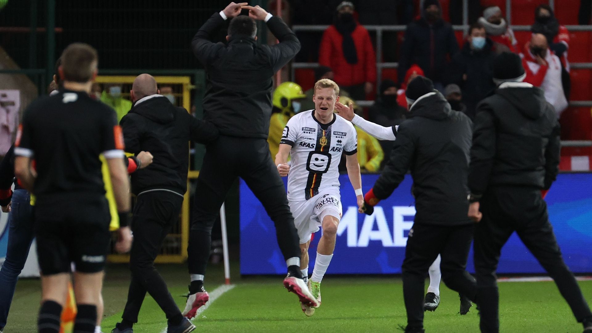 Nikola Storm, monté à la 76e minute, a offert la victoire à Malines contre le Standard. 
