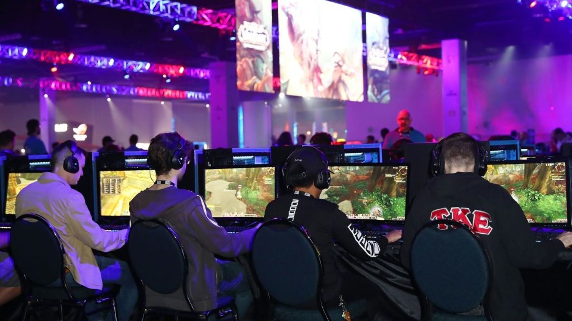 Démonstration du jeu World of WarCraft le 3 novembre 2017 à Anaheim, en Californie.