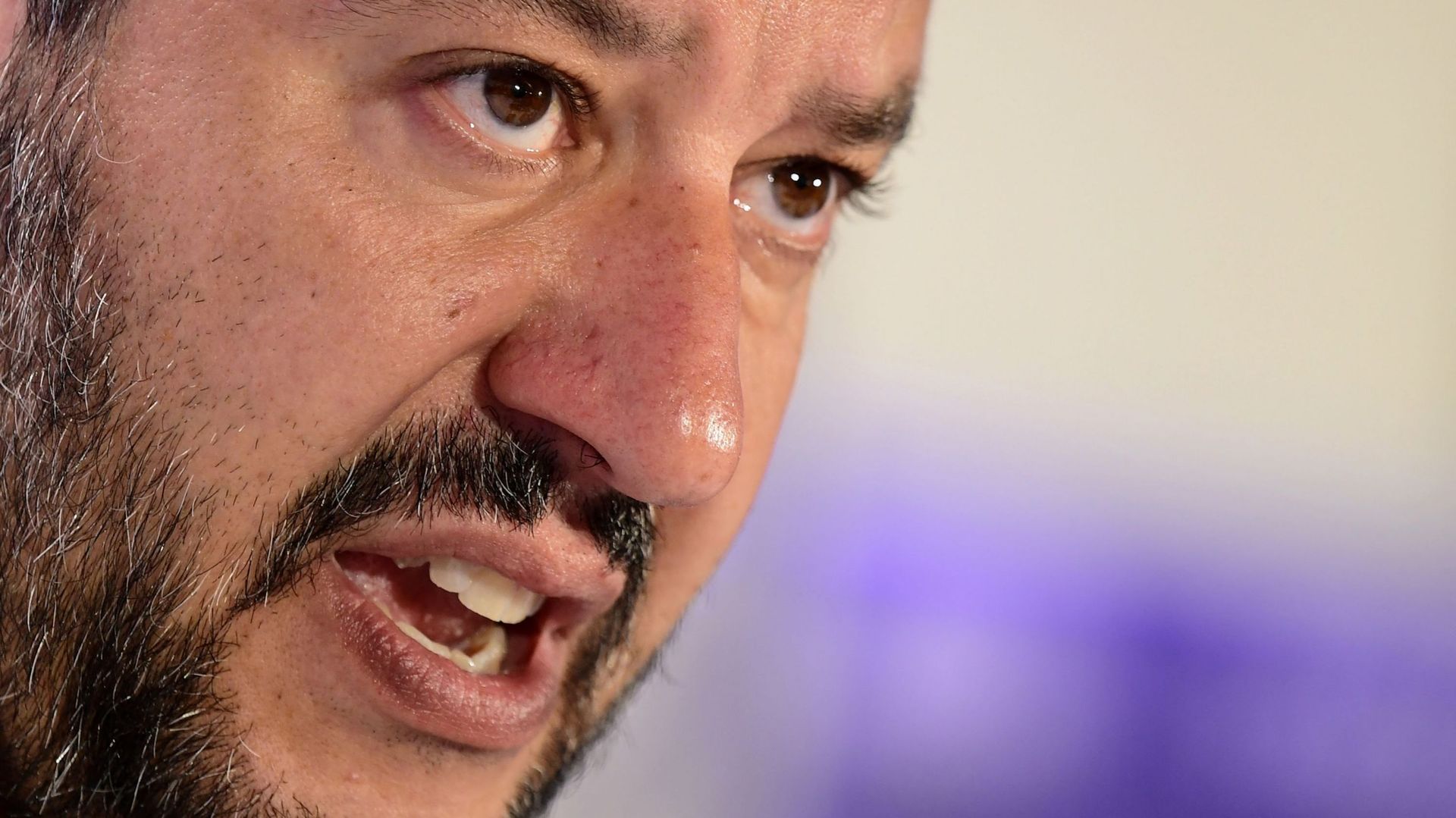 Matteo Salvini, le chef de file de la Lega promeut l'idée d'une quasi-monnaie parallèle italienne