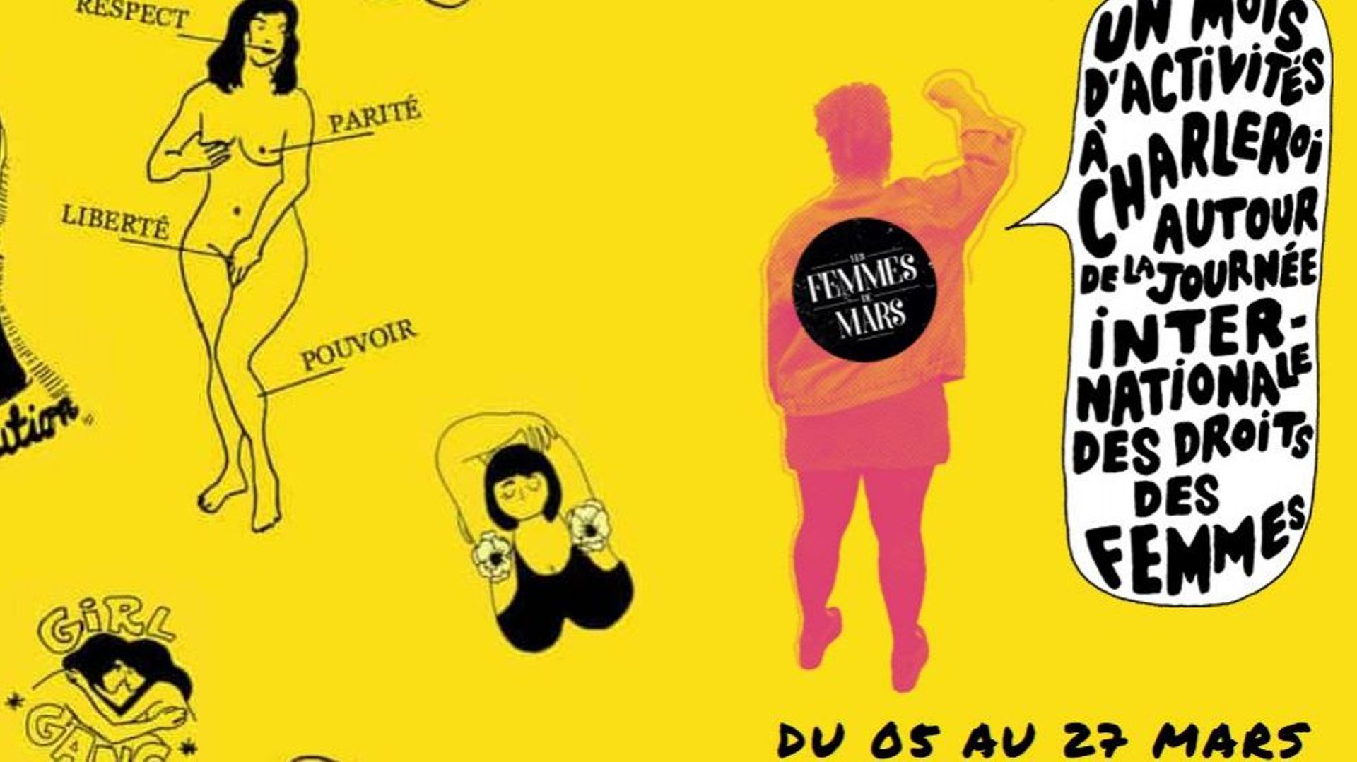 A Charleroi, de nombreuses activités organisées par les Femmes de Mars
