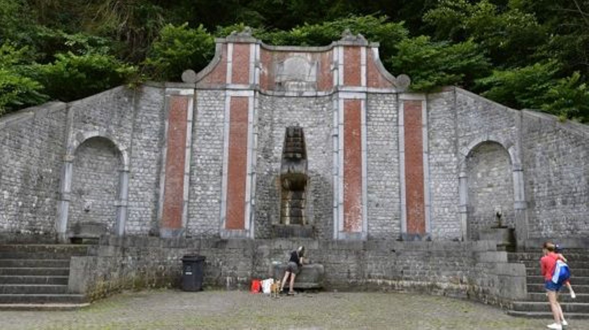 Cérémonie d'hommage pour les inondations en Wallonie le 15 juillet à Chaudfontaine