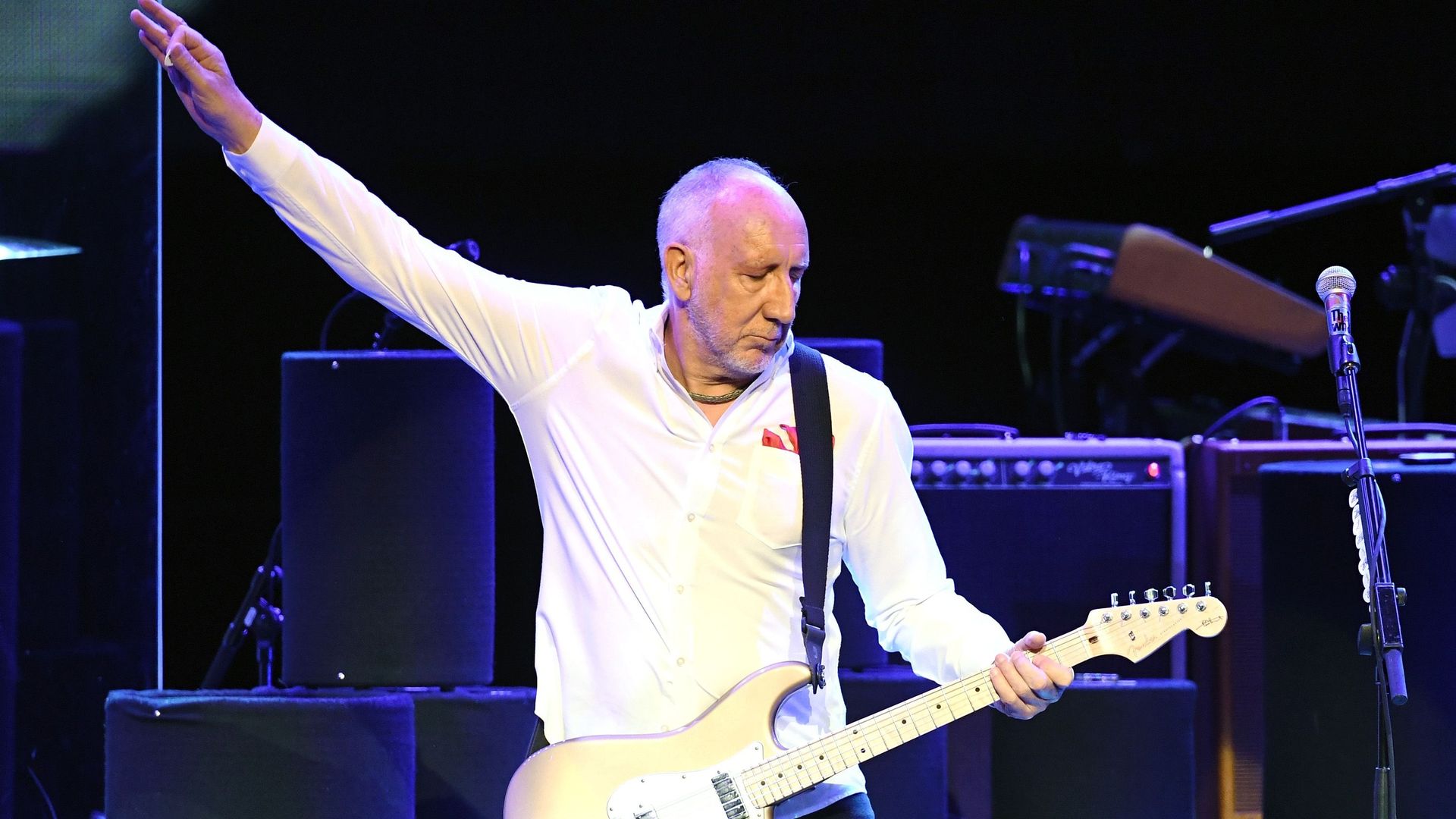 Pete Townshend en concert avec les Who en 2017