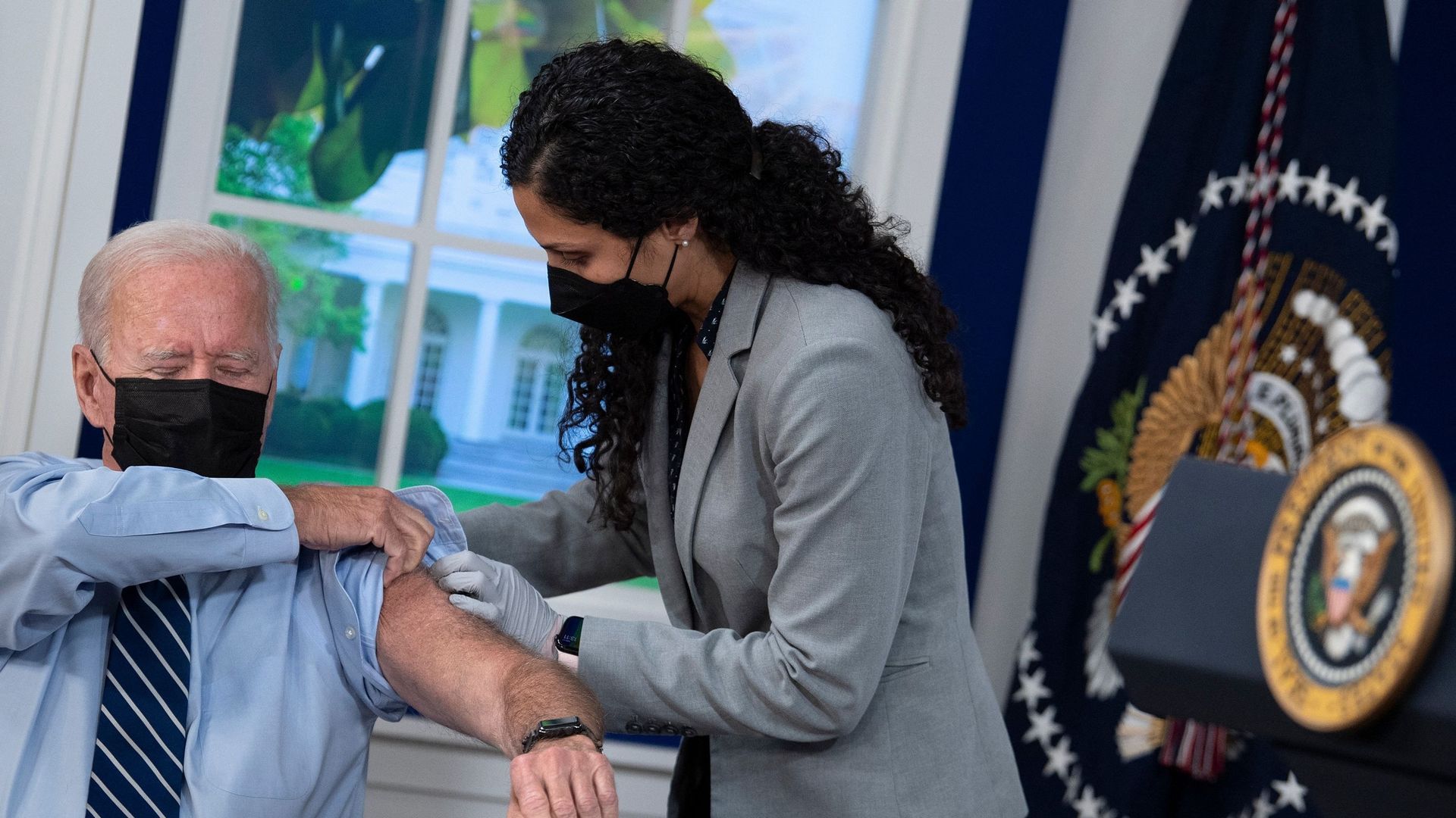 Joe Biden a reçu sa troisième dose de vaccin