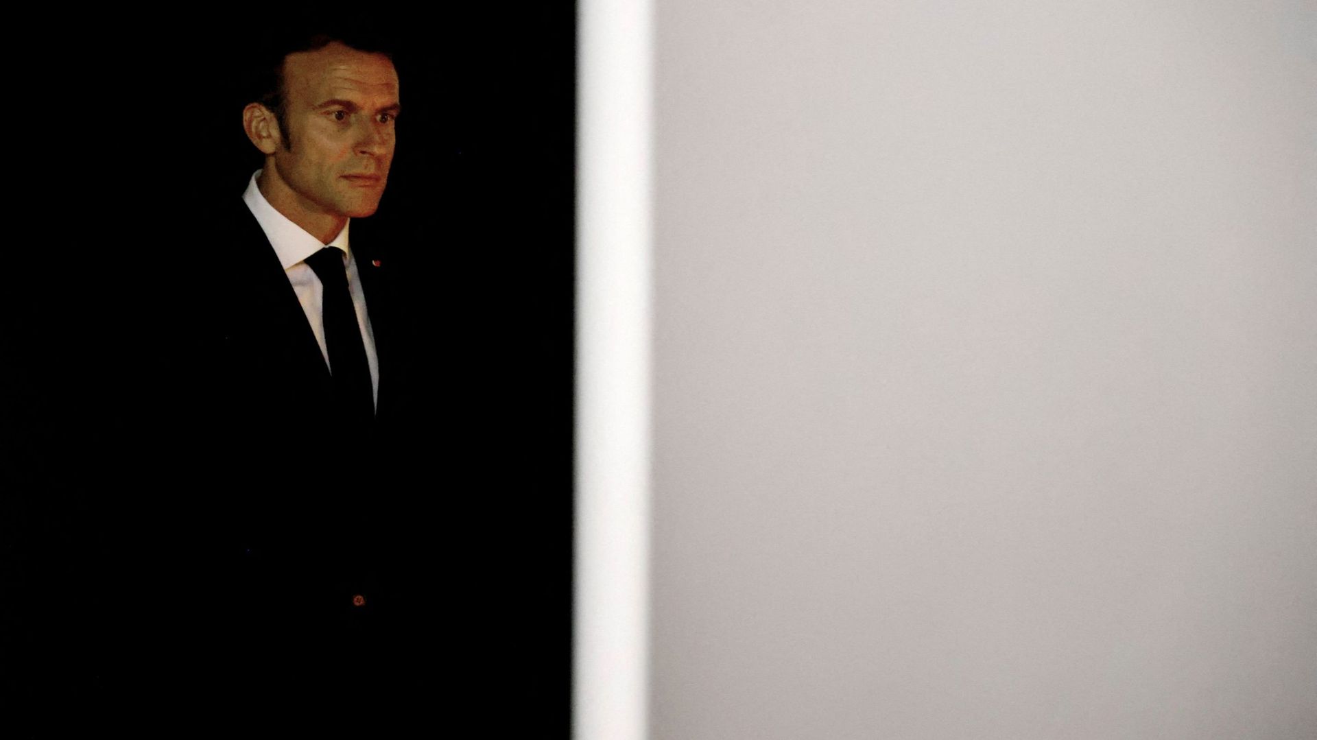 Le président français Macron