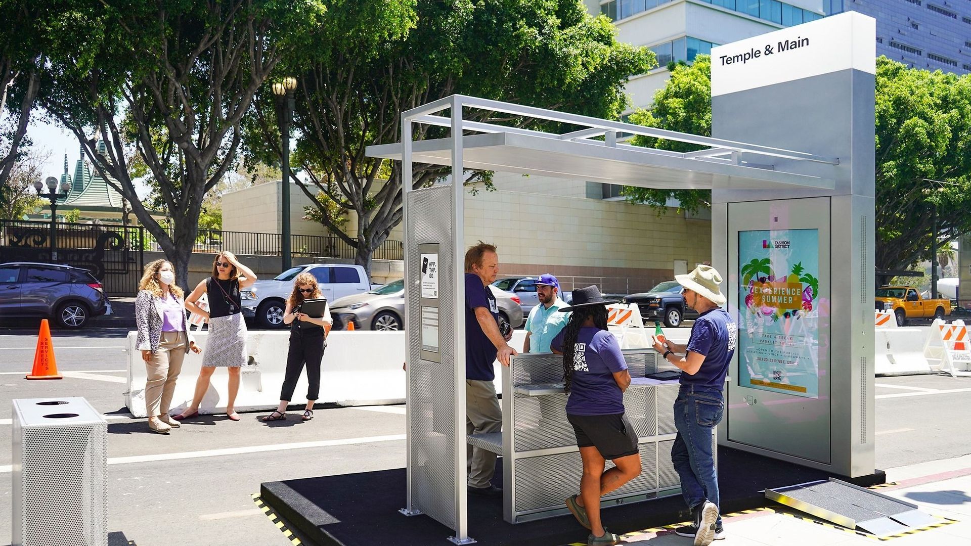 Los Angeles va installer des abris bus high tech pour apporter de l’ombre aux usagers.