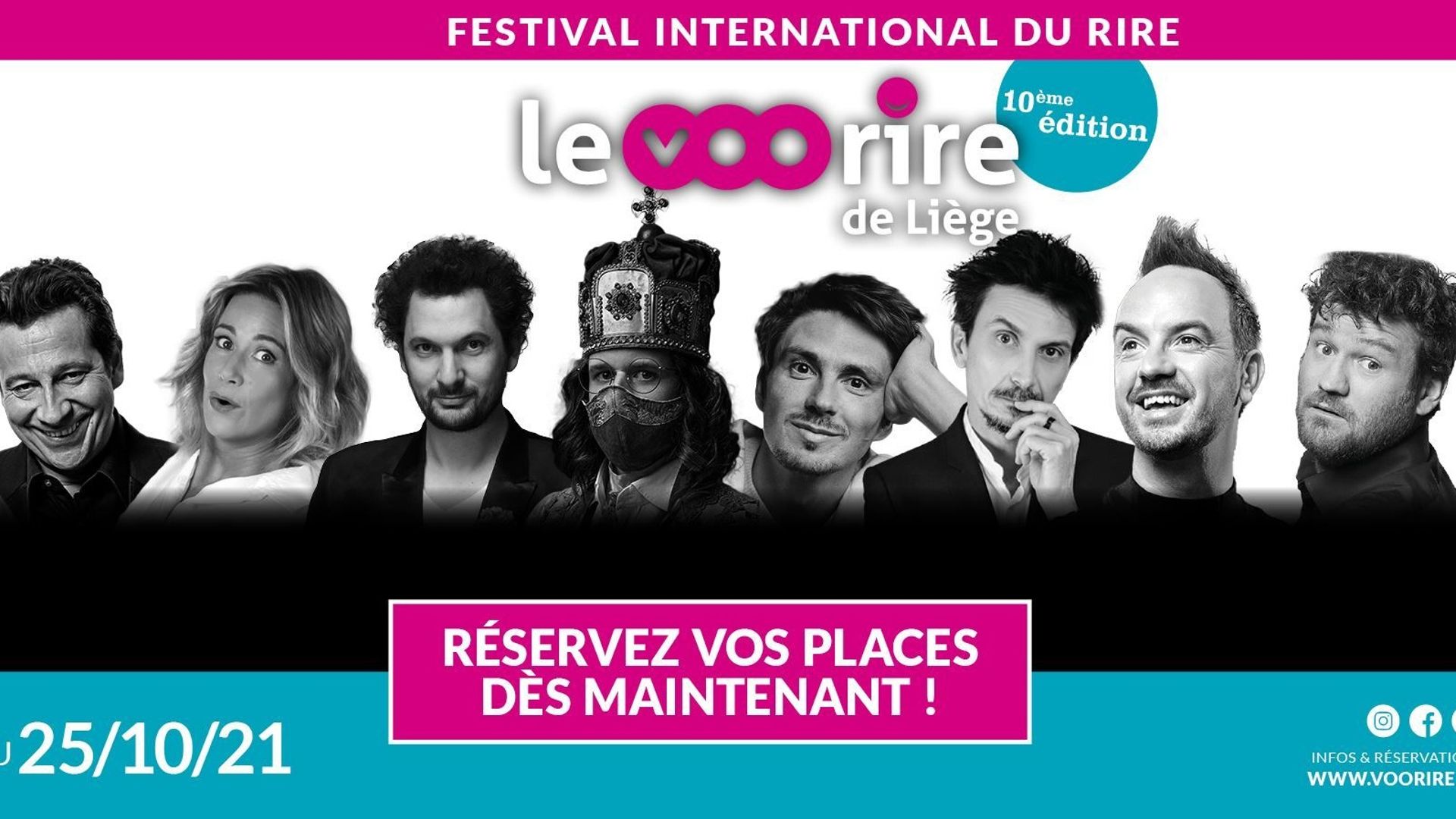 Dixième édition du festival Voo Rire à Liège du 19 au 25 octobre