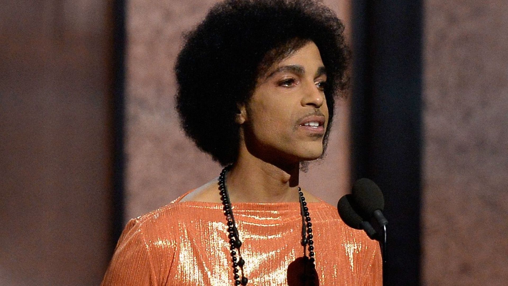 Prince lors de la soirée de remise des Grammy Awards, en février 2015