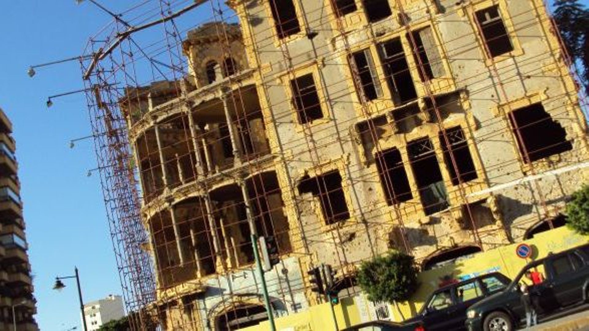 Beyrouth, Achrafieh: bâtiment du futur musée de l'histoire de la guerre