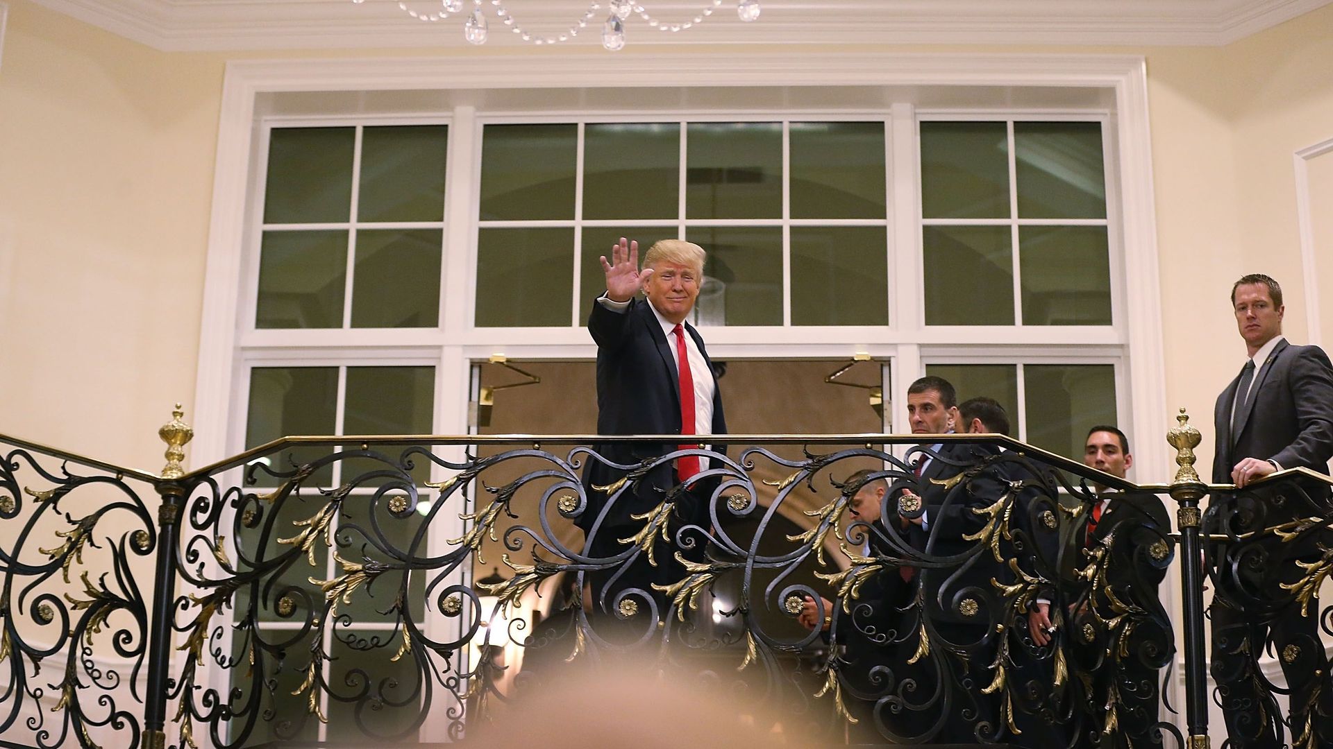 Donald Trump transformé en seigneur féodal