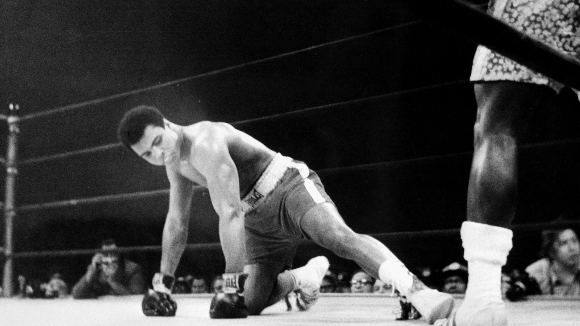 Mohamed Ali lors de son match contre Cassius Clay, New York le 8 mars 1971.