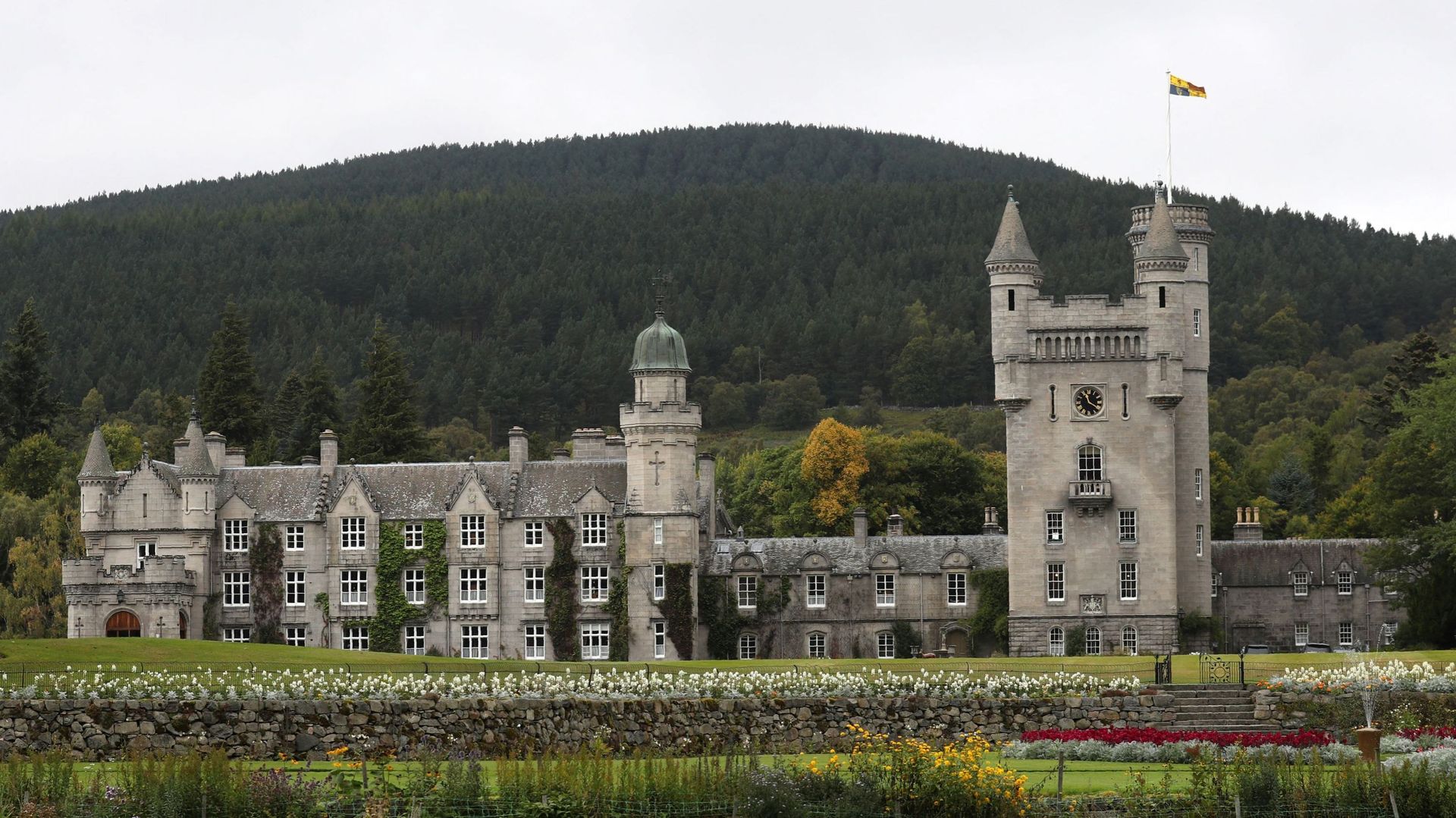 Le château de Balmoral en Écosse, l'une des propriétés de la famille royale britannique