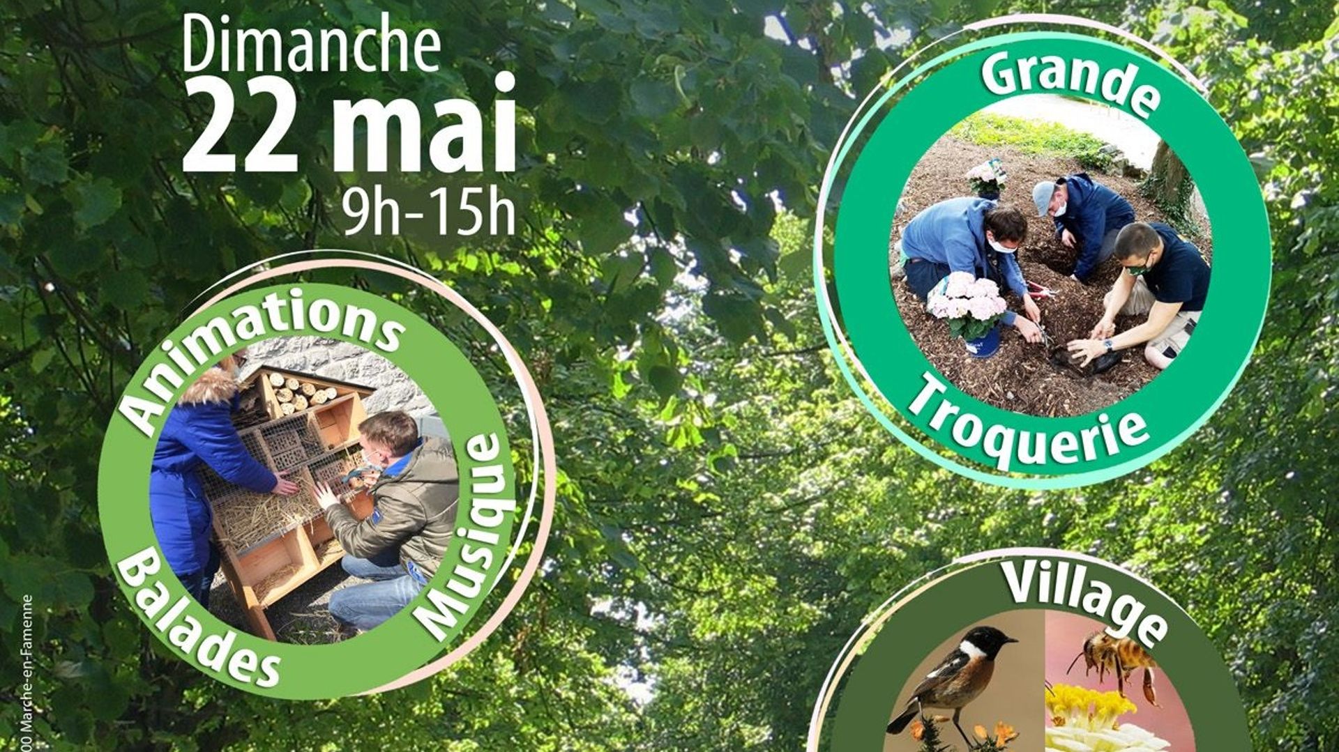 Journée de la biodiversité et grande troquerie à Marche-en-Famenne