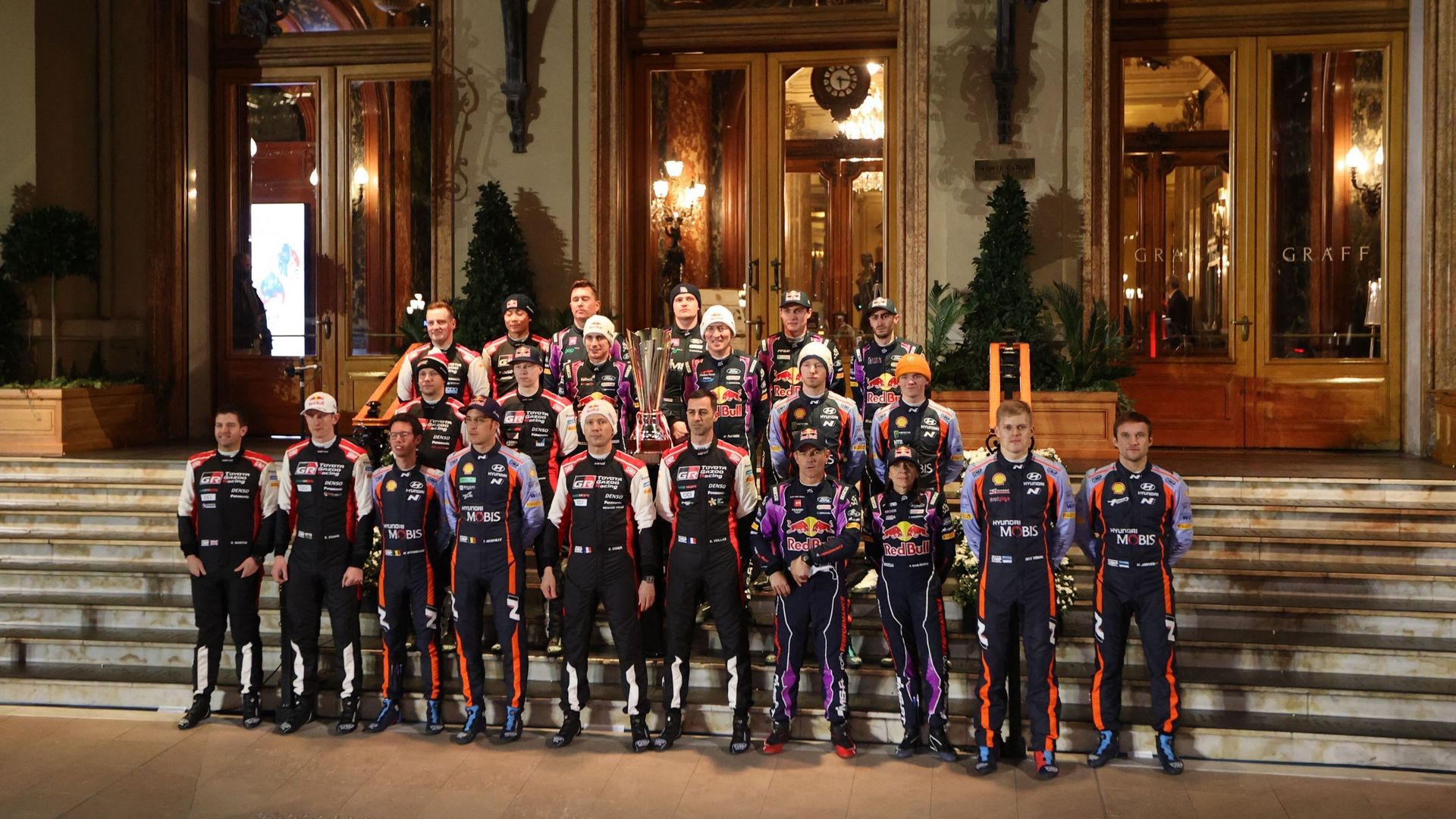 Les pilotes et copilotes du Championnat du Monde des Rallyes 2022