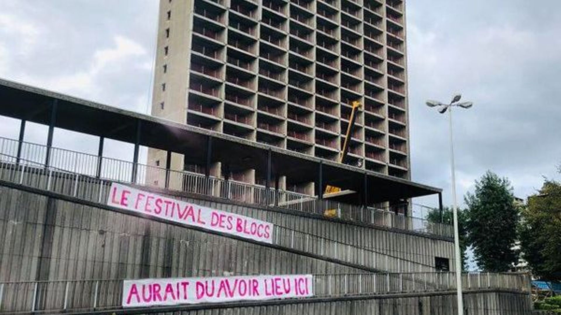 Cité Modèle à Laeken, festival annulé en 2020 suite à la crise sanitaire.