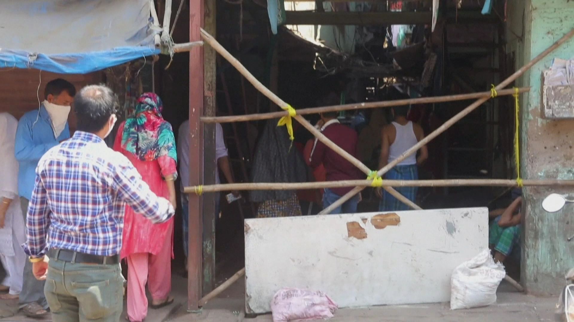 Lockdown du quartier de Dharavi ou un premier décès a été confirmé