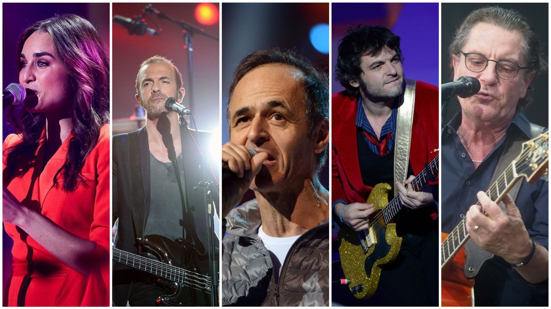 Goldman, Calo, BDA, Coldplay, -M-... leurs lives réseaux sociaux dans Vivacité en concert!