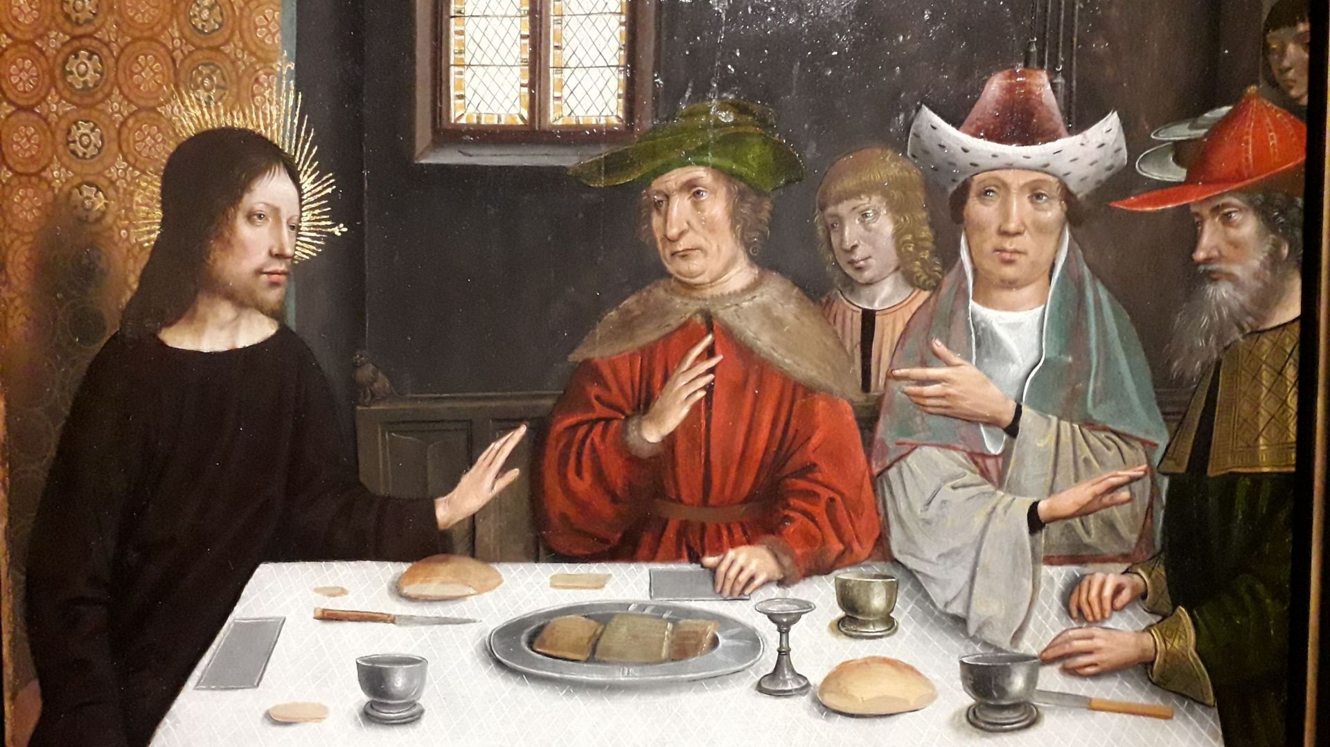 Le repas chez Simon, vers 1500