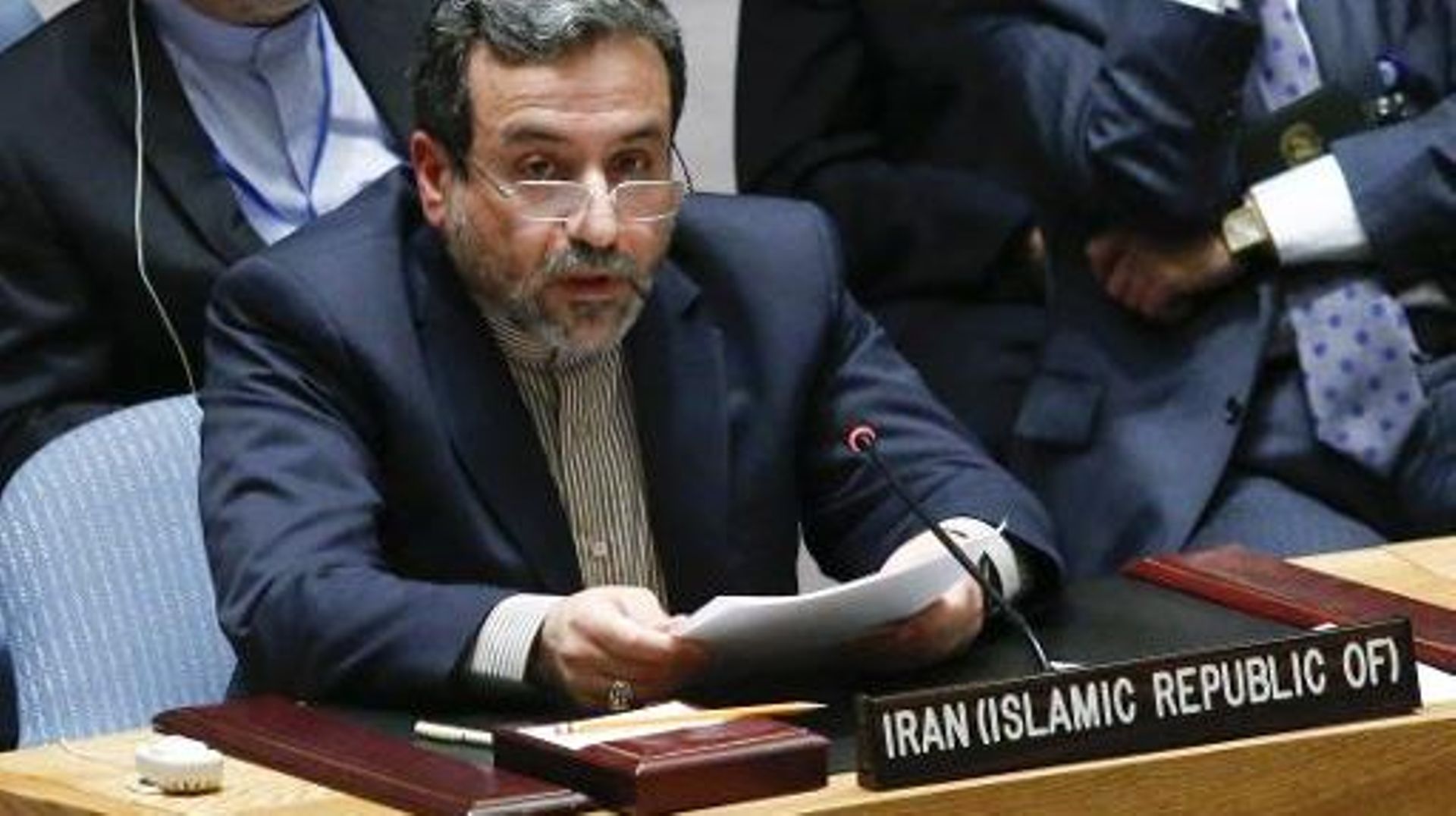 Le vice-ministre iranien des Affaires étrangères Abbas Araghchi le 19 septembre 2014 aux Nations unies, à New York