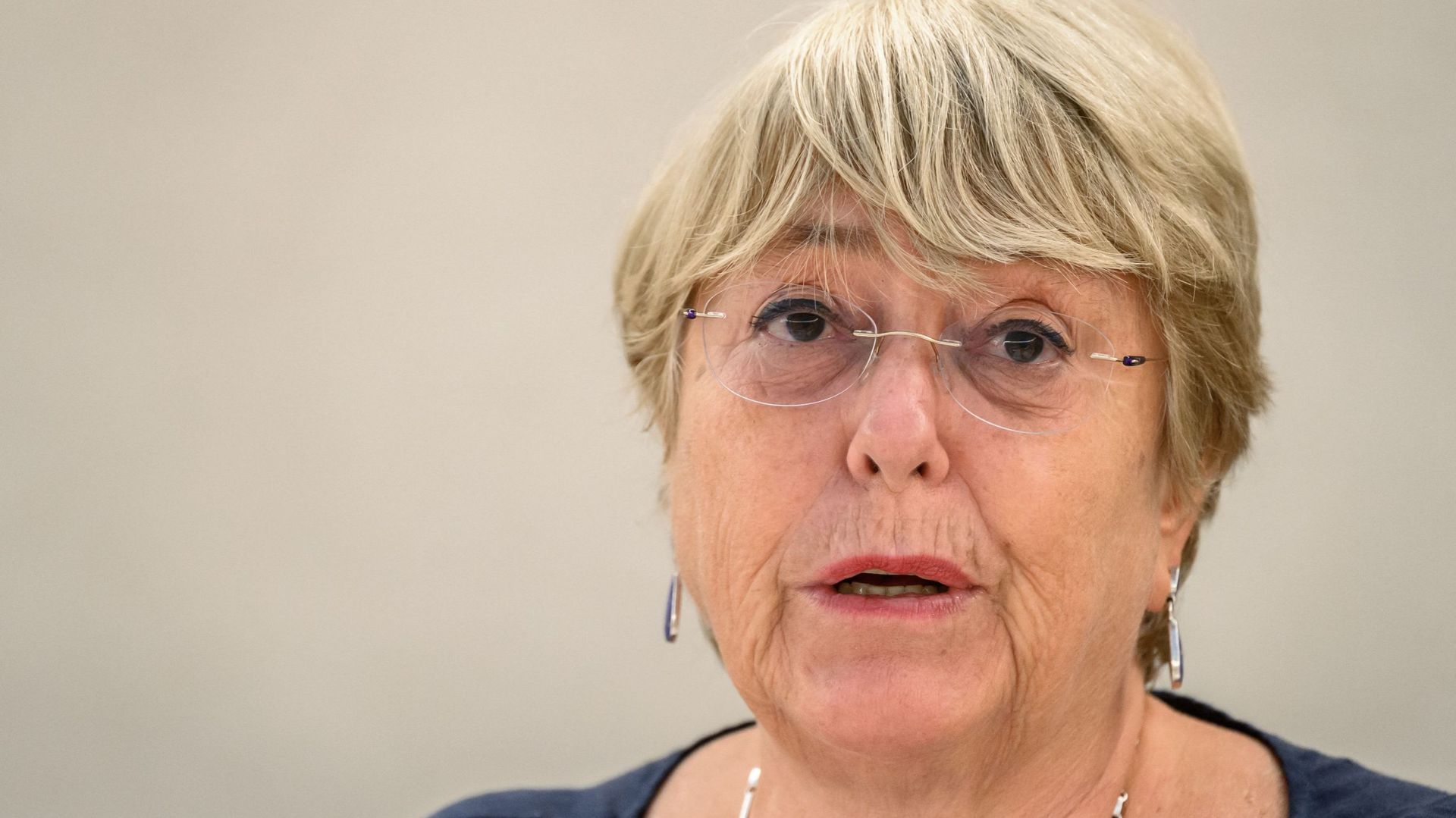 La Haute-Commissaire aux Droits Humains de l’ONU, Michelle Bachelet