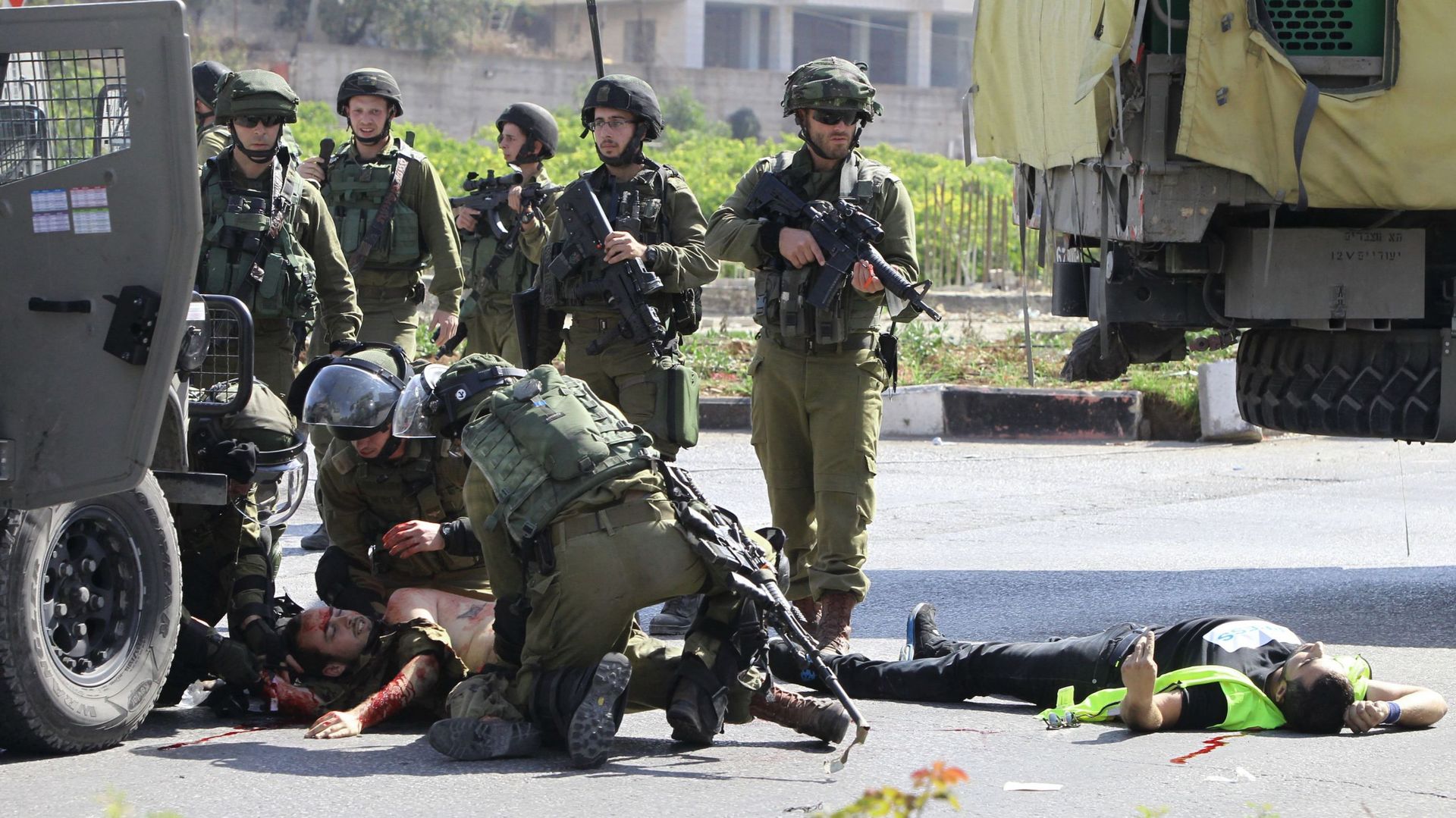 un-palestinien-abattu-apres-avoir-poignarde-un-soldat-en-cisjordanie